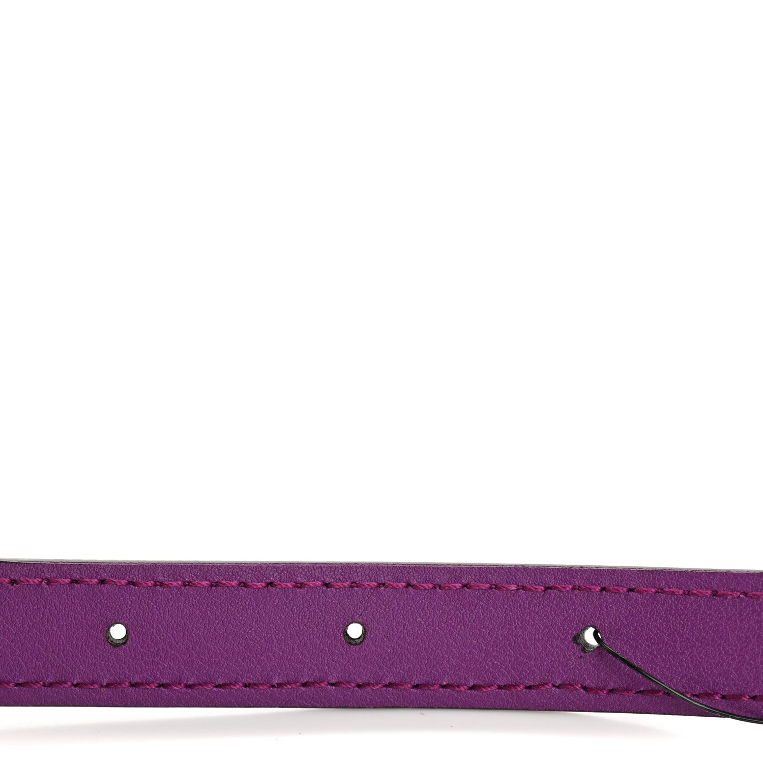 Efesto Leather Womens Horsebit 15/23mm Belt 95 38 Purple