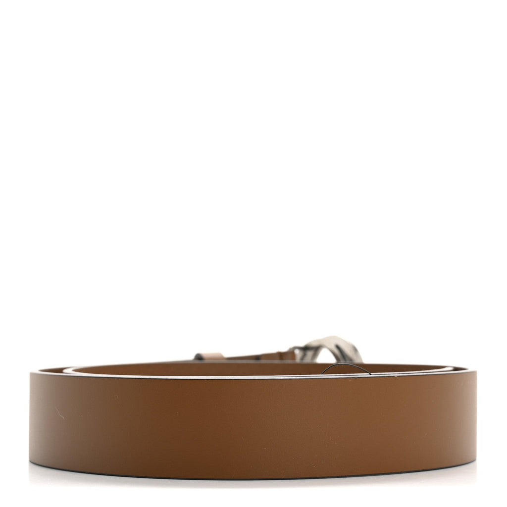 Selleria Calfskin Mens Interlocking G 37mm Belt 85 34 Cuir