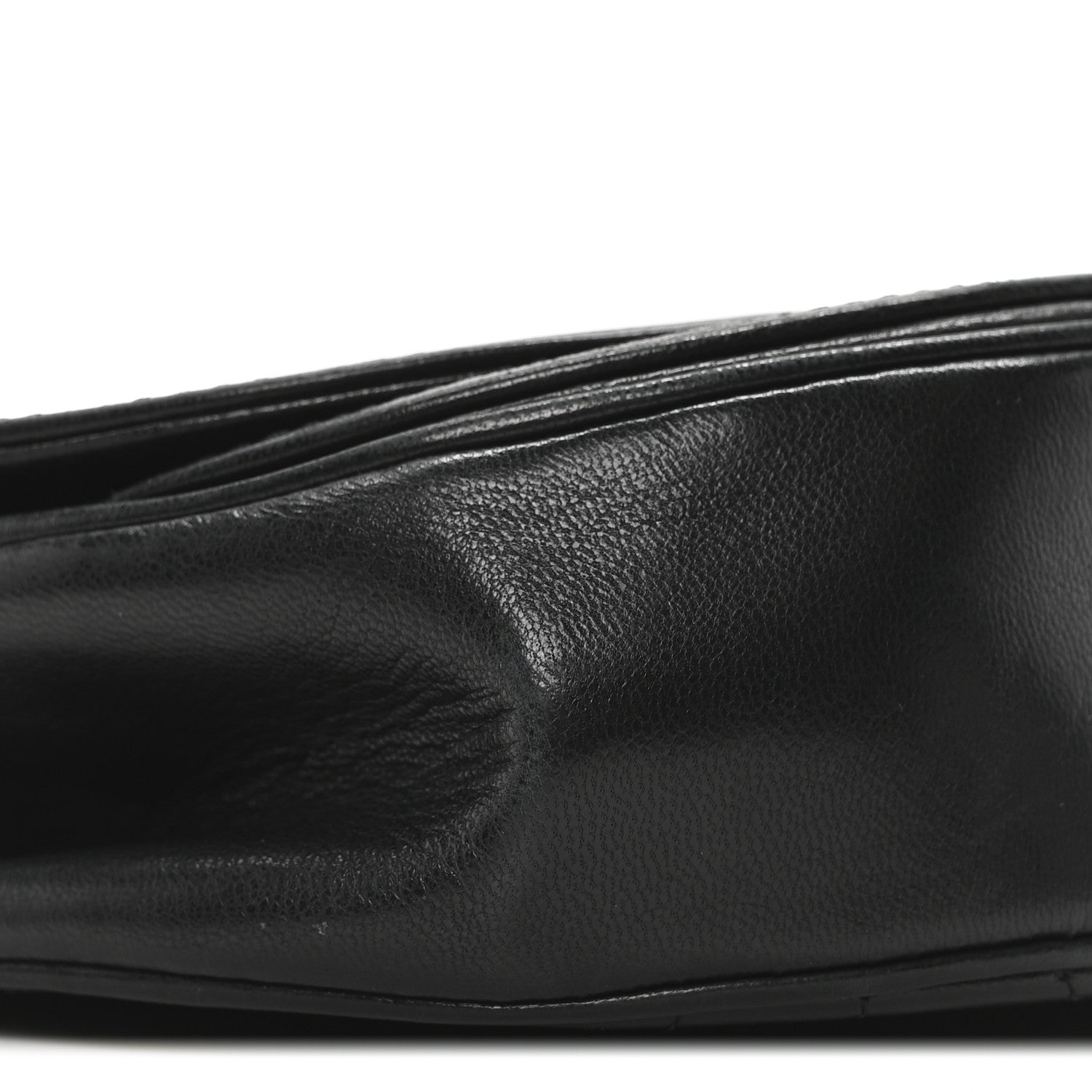 Lambskin Horizontal Quilted Small Single Flap Black