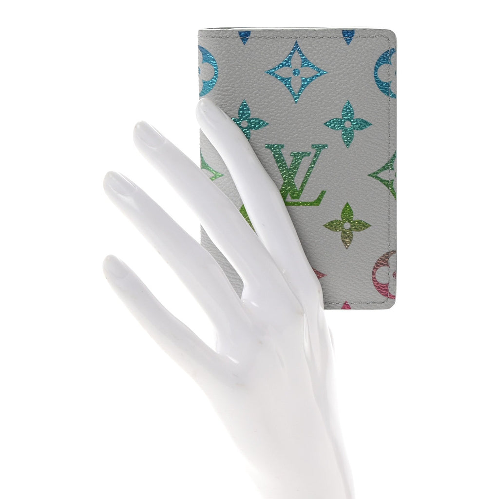 Monogram Pocket Organizer Gradient Grey