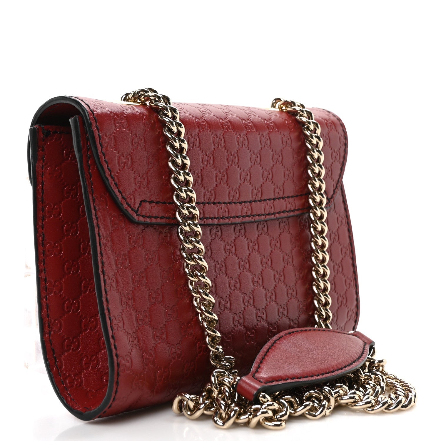 Soft Microguccissima Mini Emily Chain Shoulder Bag Rosso