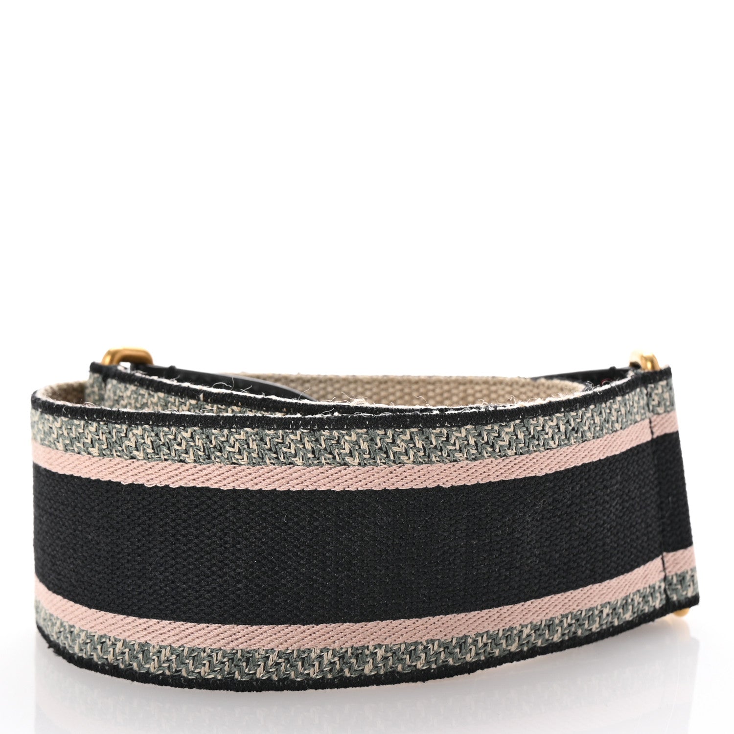 Canvas Embroidered Shoulder Strap Rose Multicolor