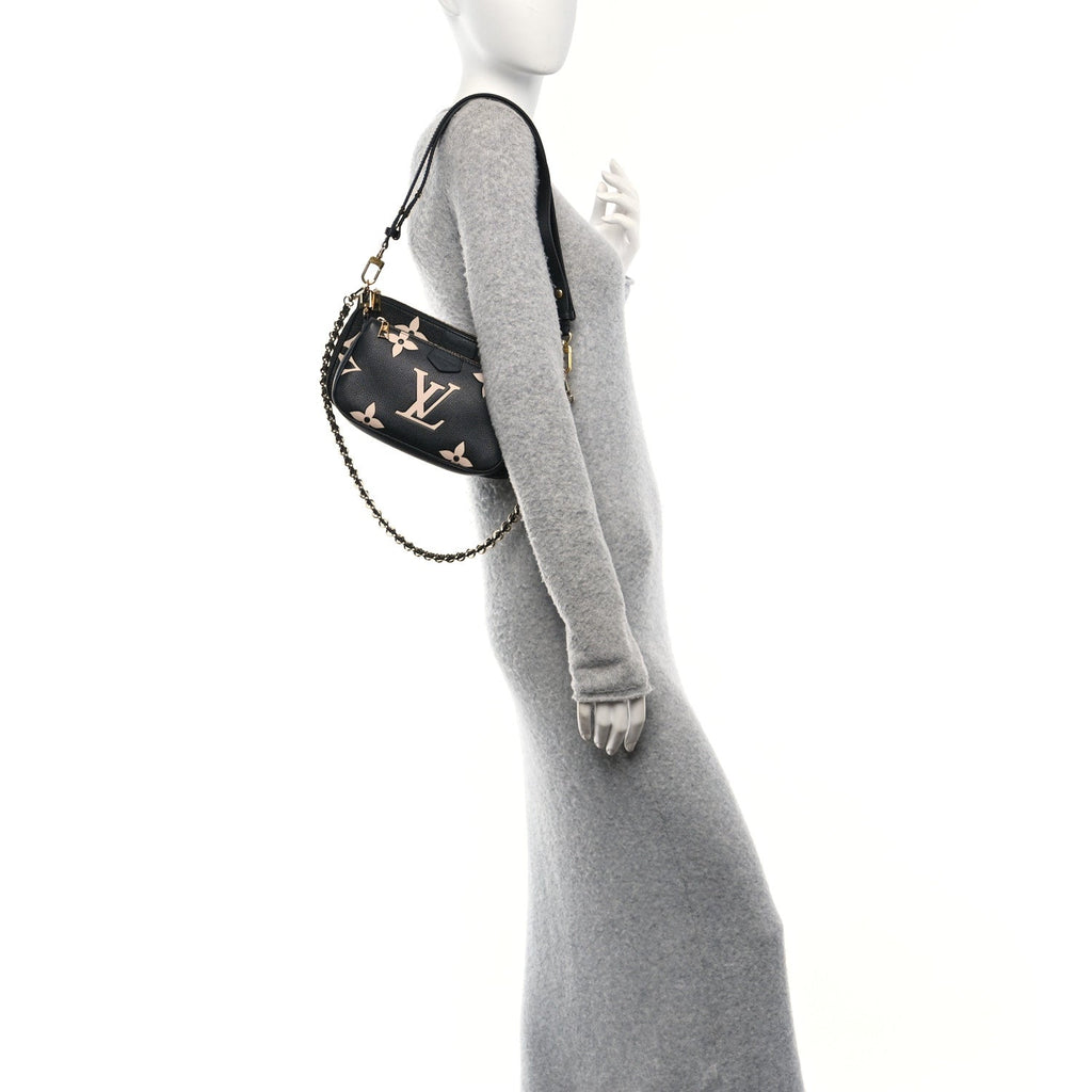 Empreinte Monogram Giant Multi Pochette Accessories Black Beige