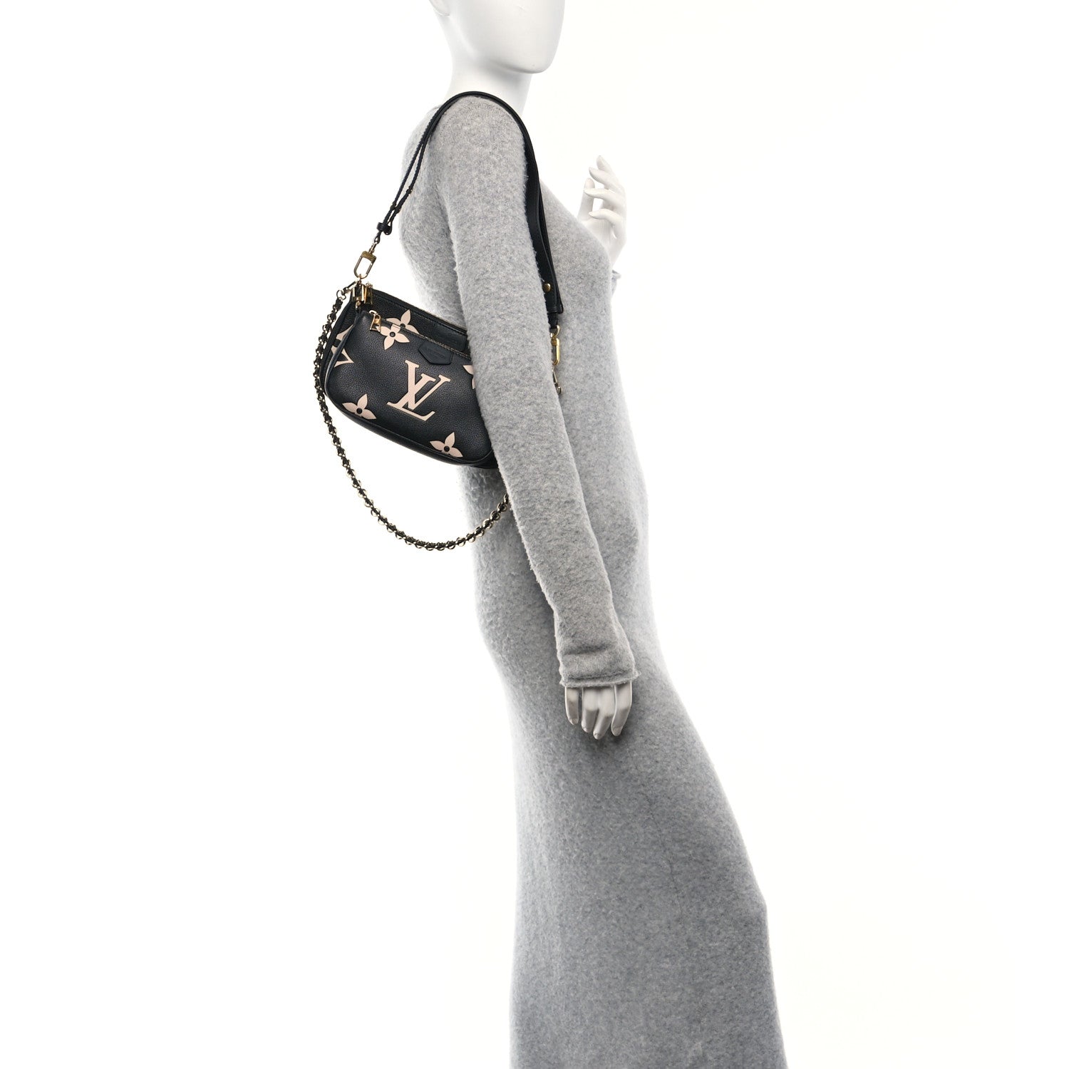 Empreinte Monogram Giant Multi Pochette Accessories Black Beige