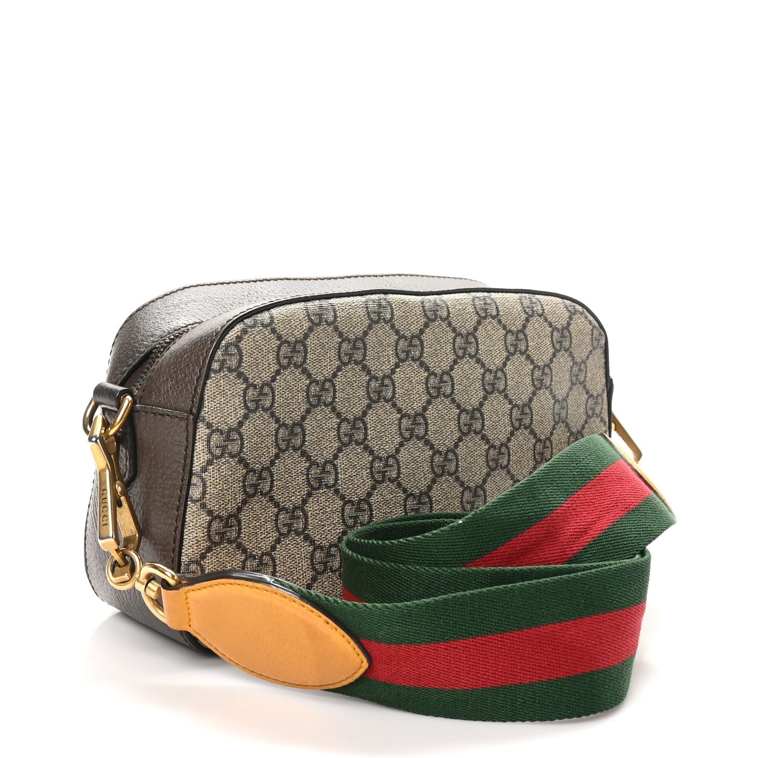 GG Supreme Monogram Web Neo Vintage Shoulder Bag Beige New Acero Crop