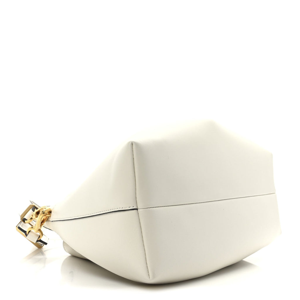 Calfskin Bon Bon East West Bucket Bag Latte