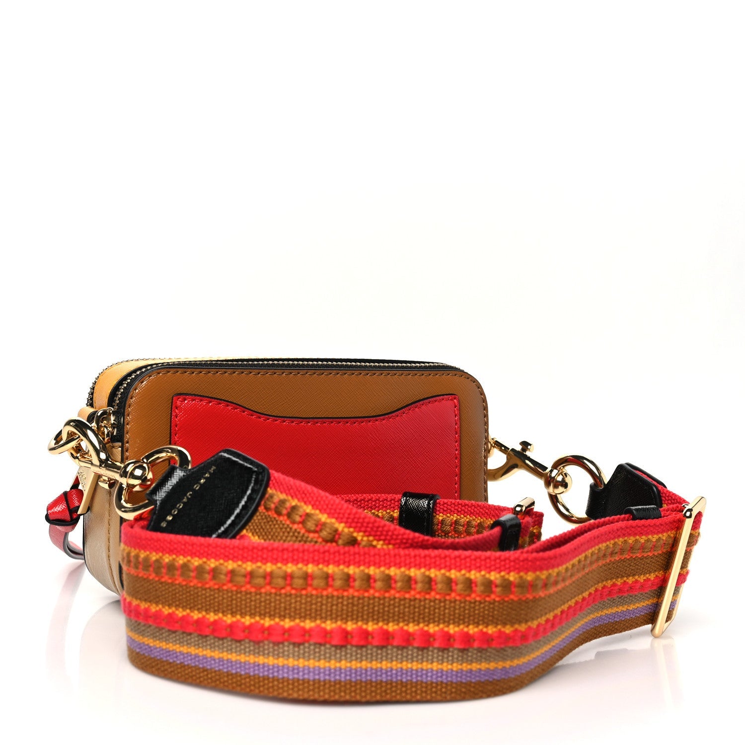 Saffiano Small Snapshot Camera Bag Cathay Spice Multicolor