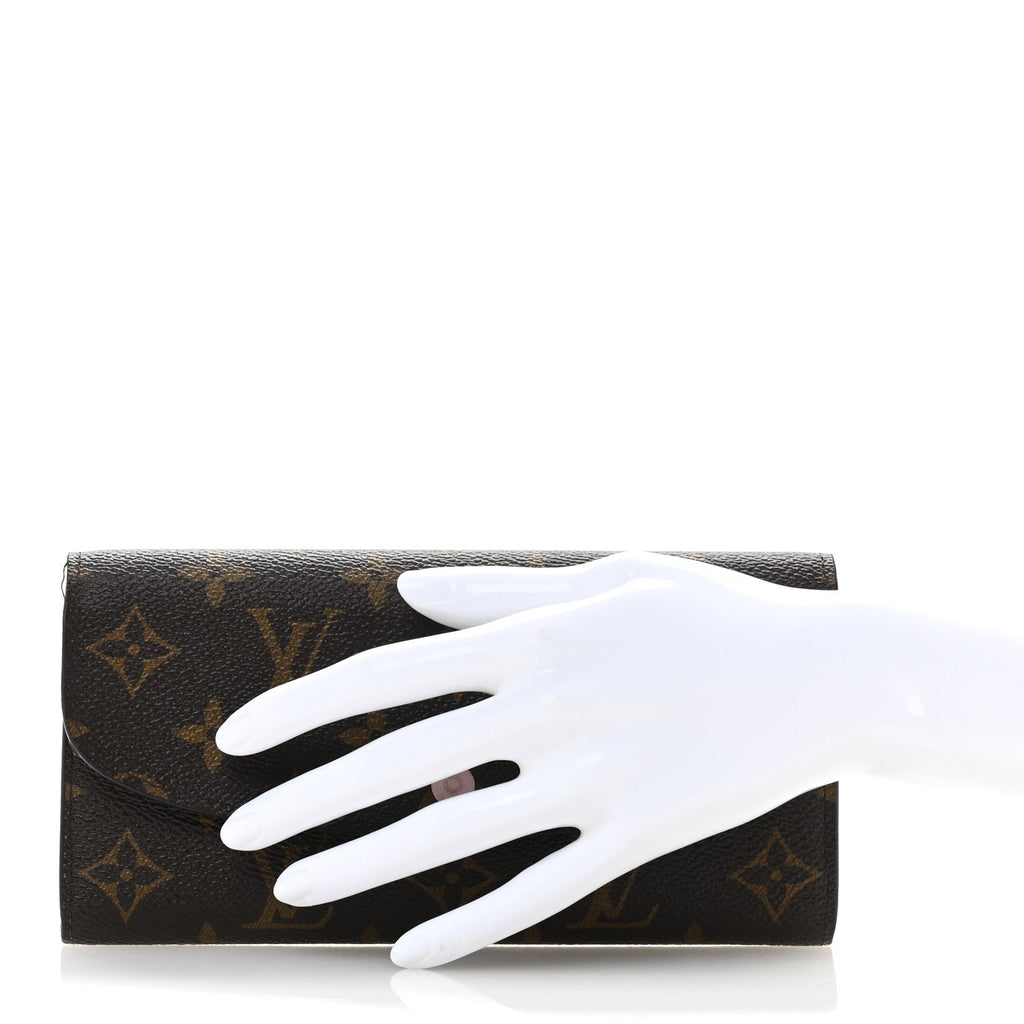 Monogram Emilie Wallet Rose Ballerine