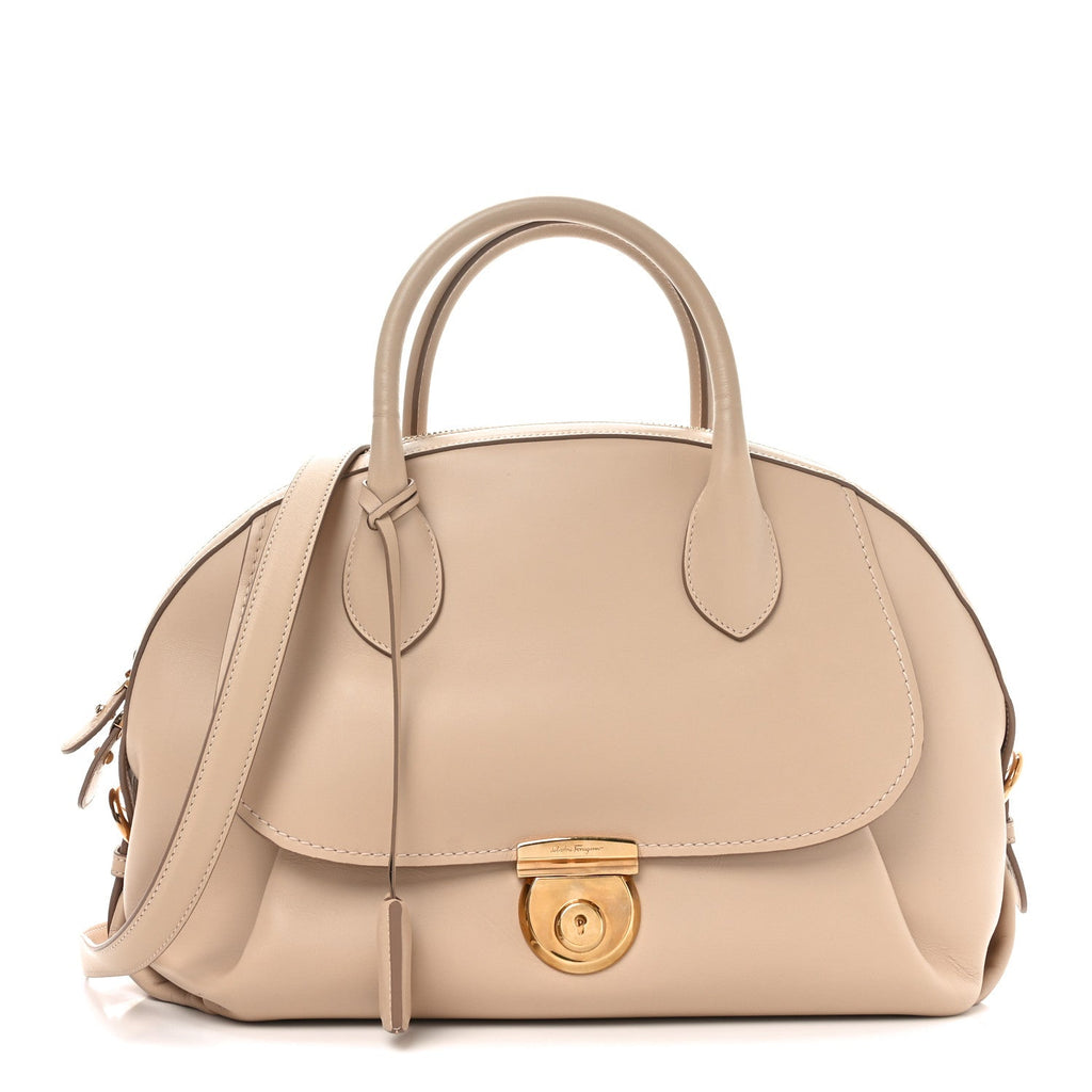 Calfskin Fiamma Bag New Bisque