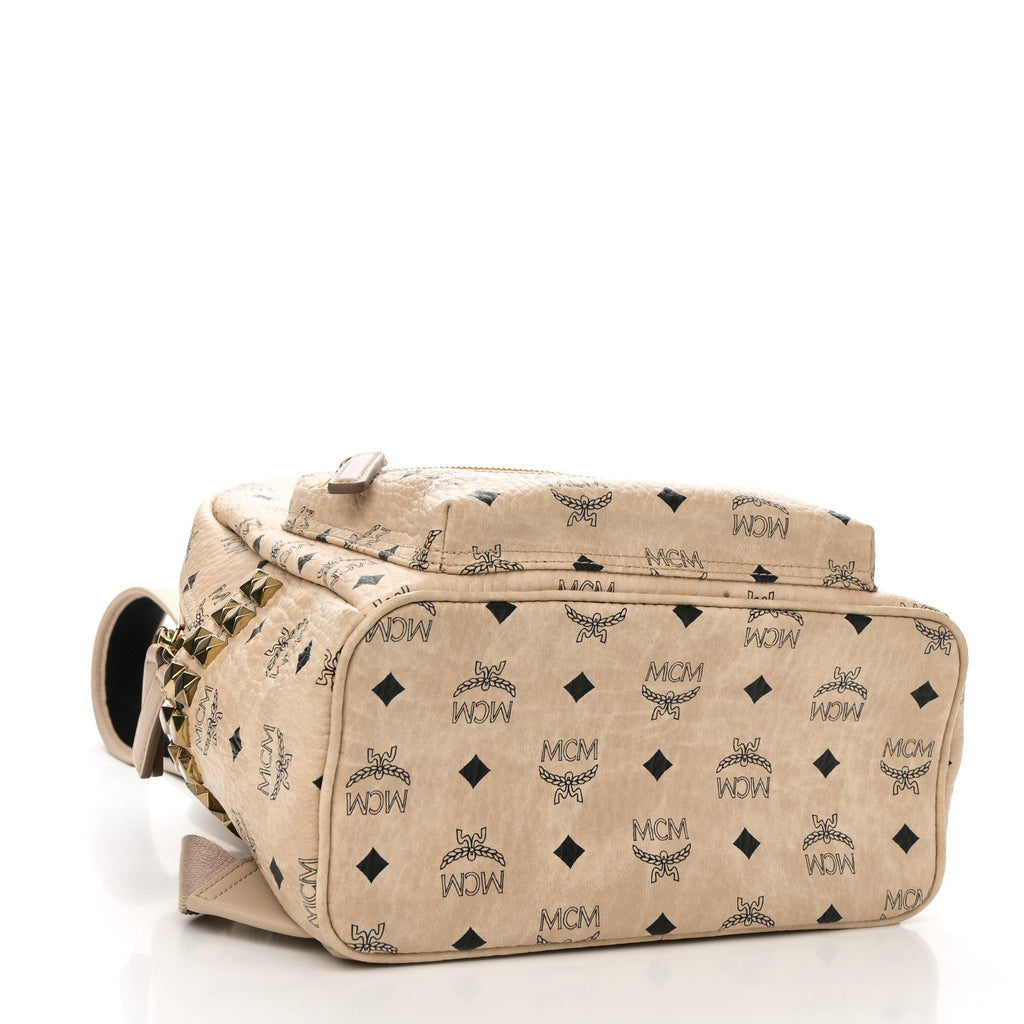 Visetos Small Side Stud Stark Backpack Beige