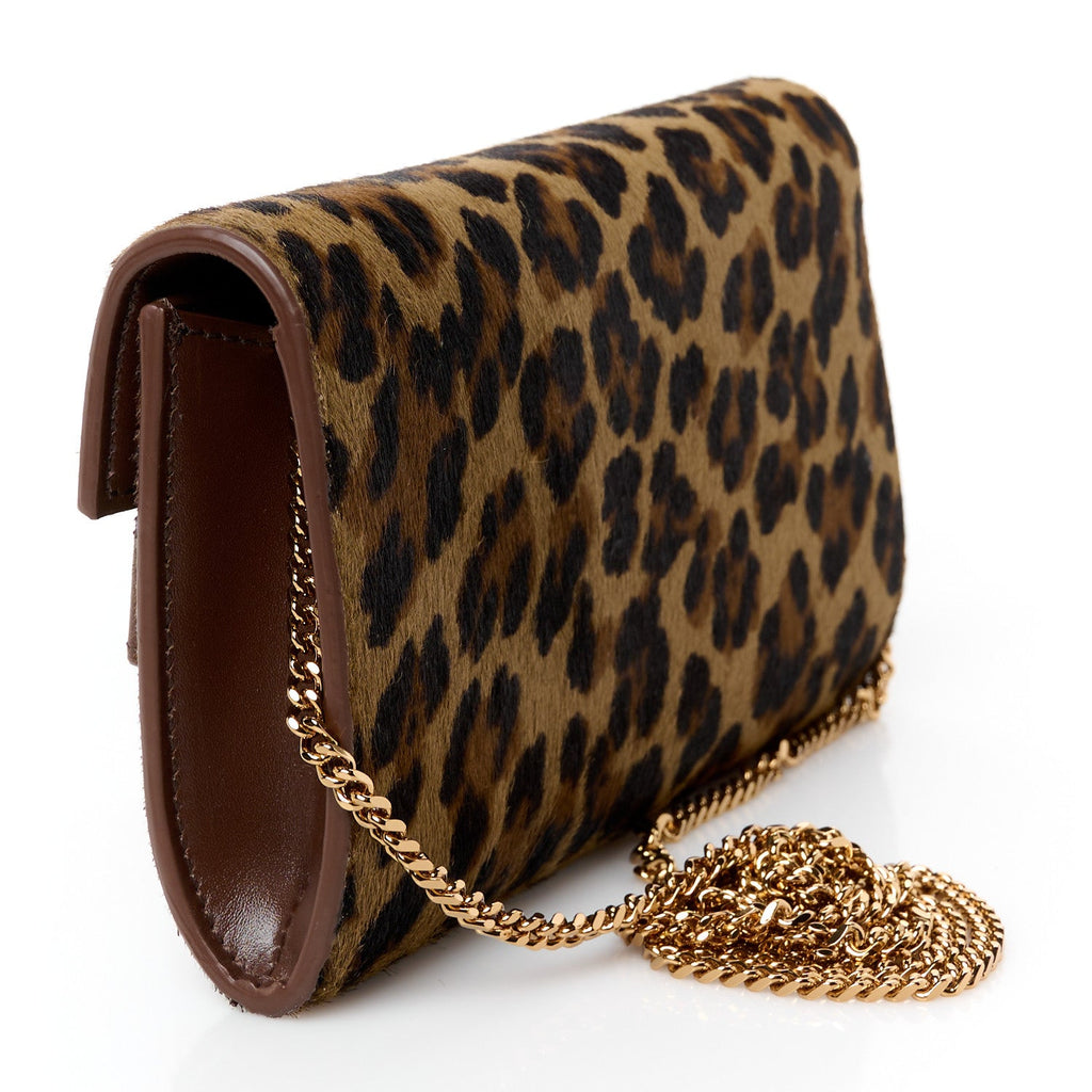 Calf Hair Medusa 95 Wallet On Chain Animalier