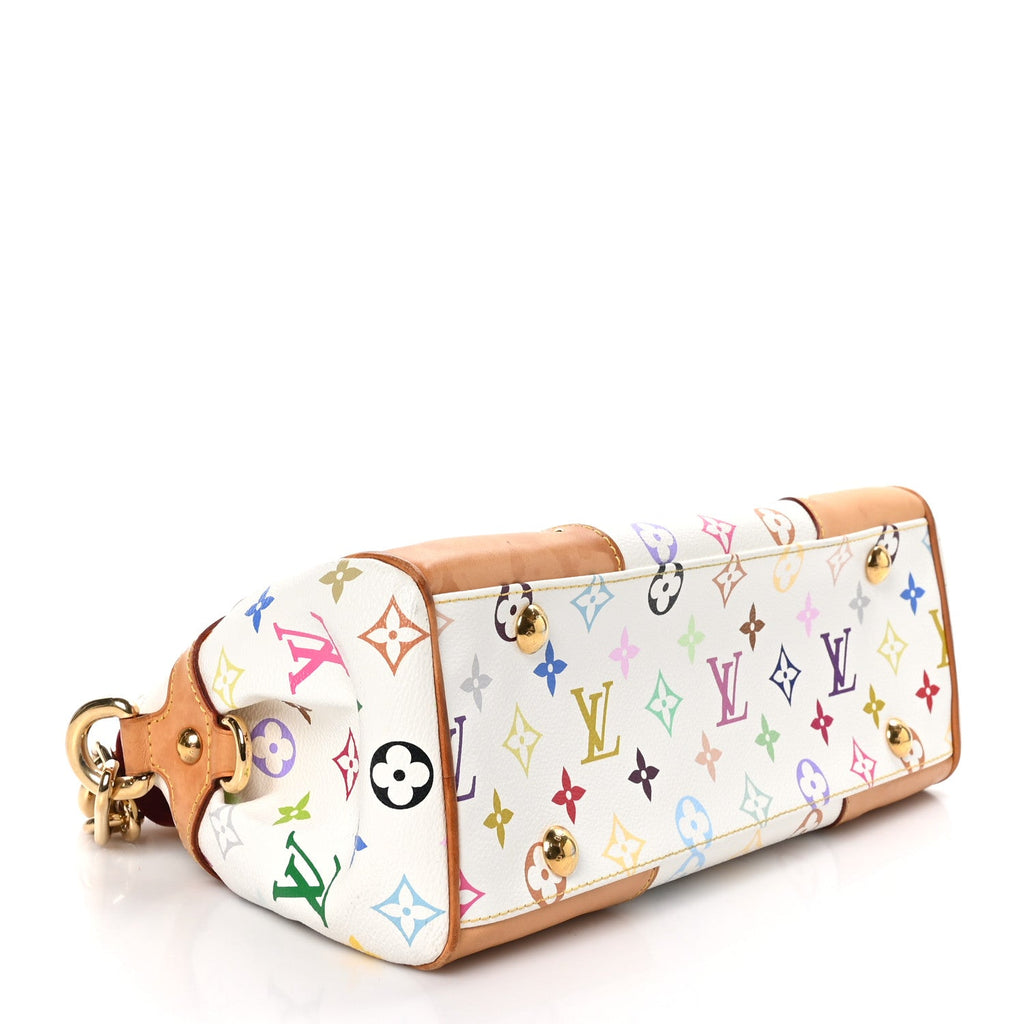 Monogram Multicolor Beverly MM White
