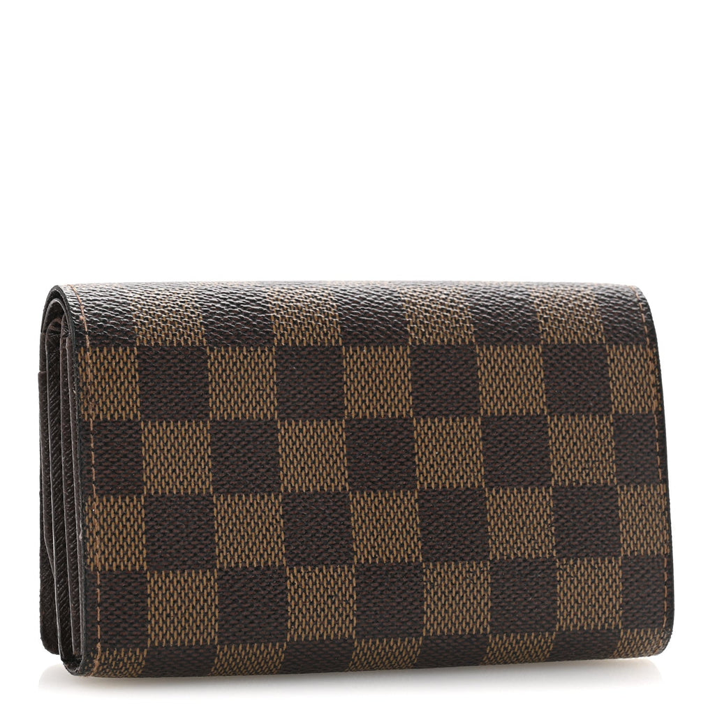 Damier Ebene Porte-Monnaie Billets Tresor Wallet