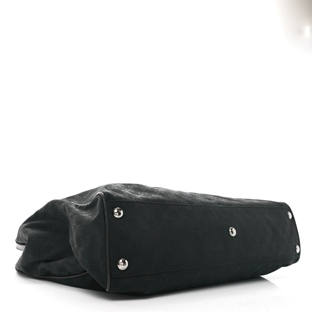 Soft GG Supreme Monogram Tote Black