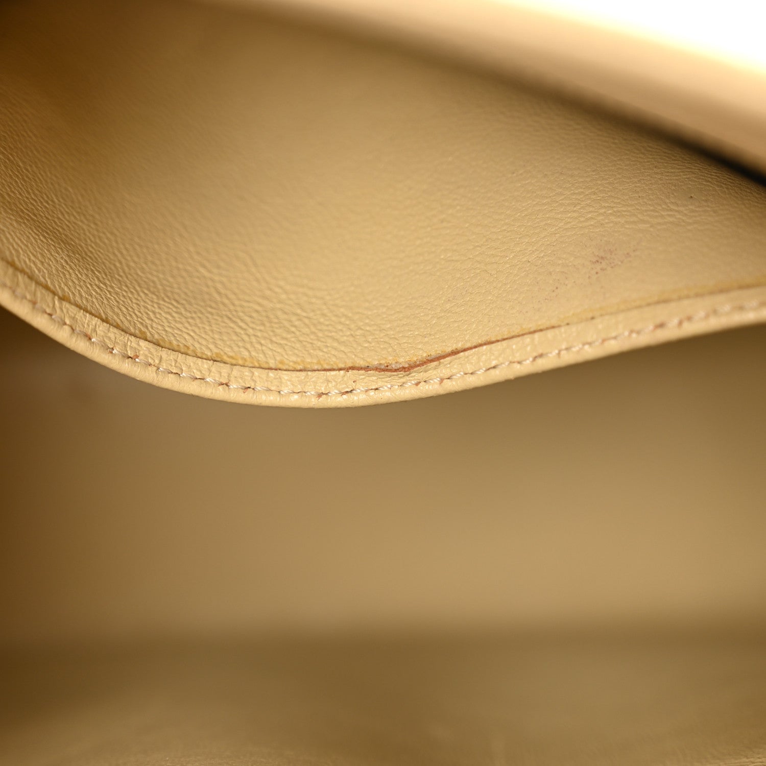 Caviar Quilted Medallion Tote Light Beige