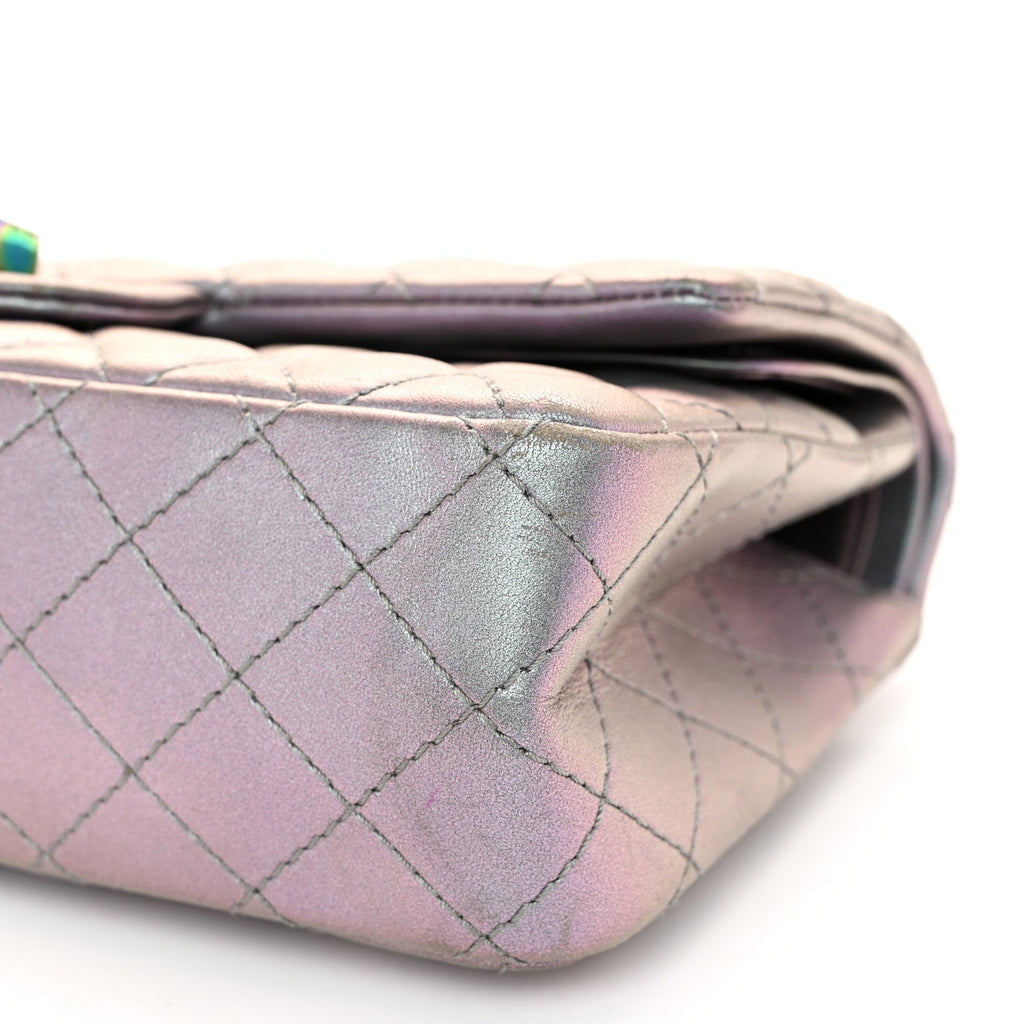 Iridescent Lambskin Quilted 2.55 Reissue 225 Flap Light Purple