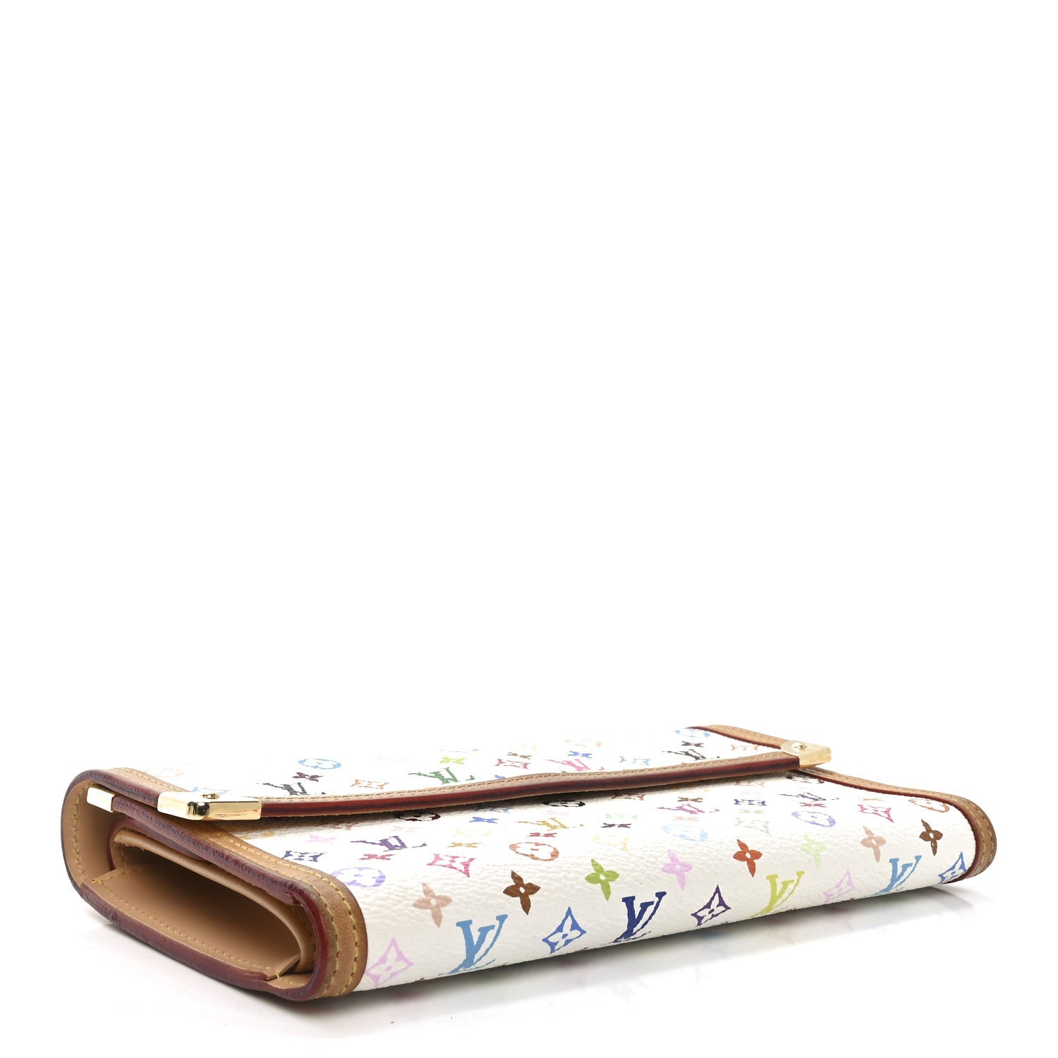 Monogram Multicolor Porte Tresor International Wallet White