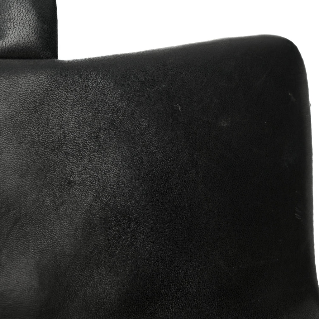Lambskin Quilted Jumbo Easy Carry Flap Black