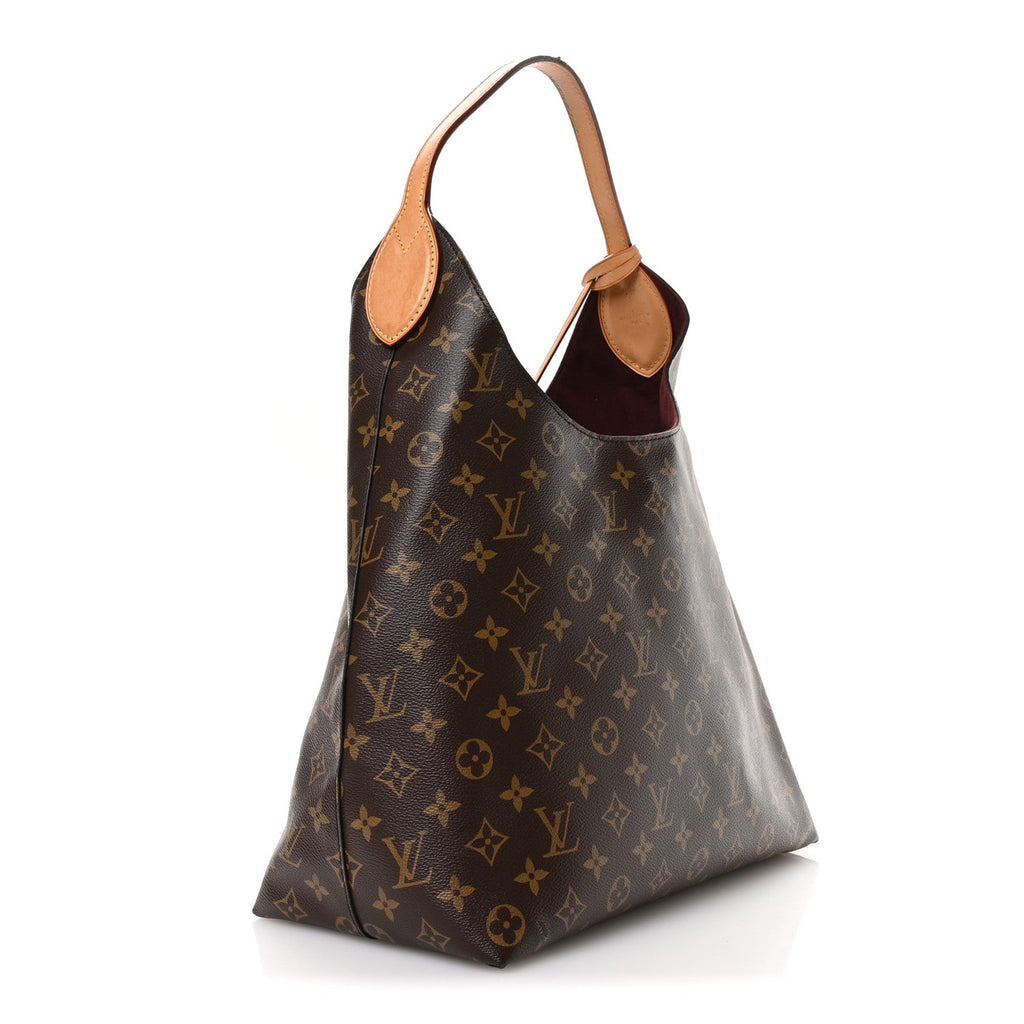 Monogram Flower Hobo Bordeaux