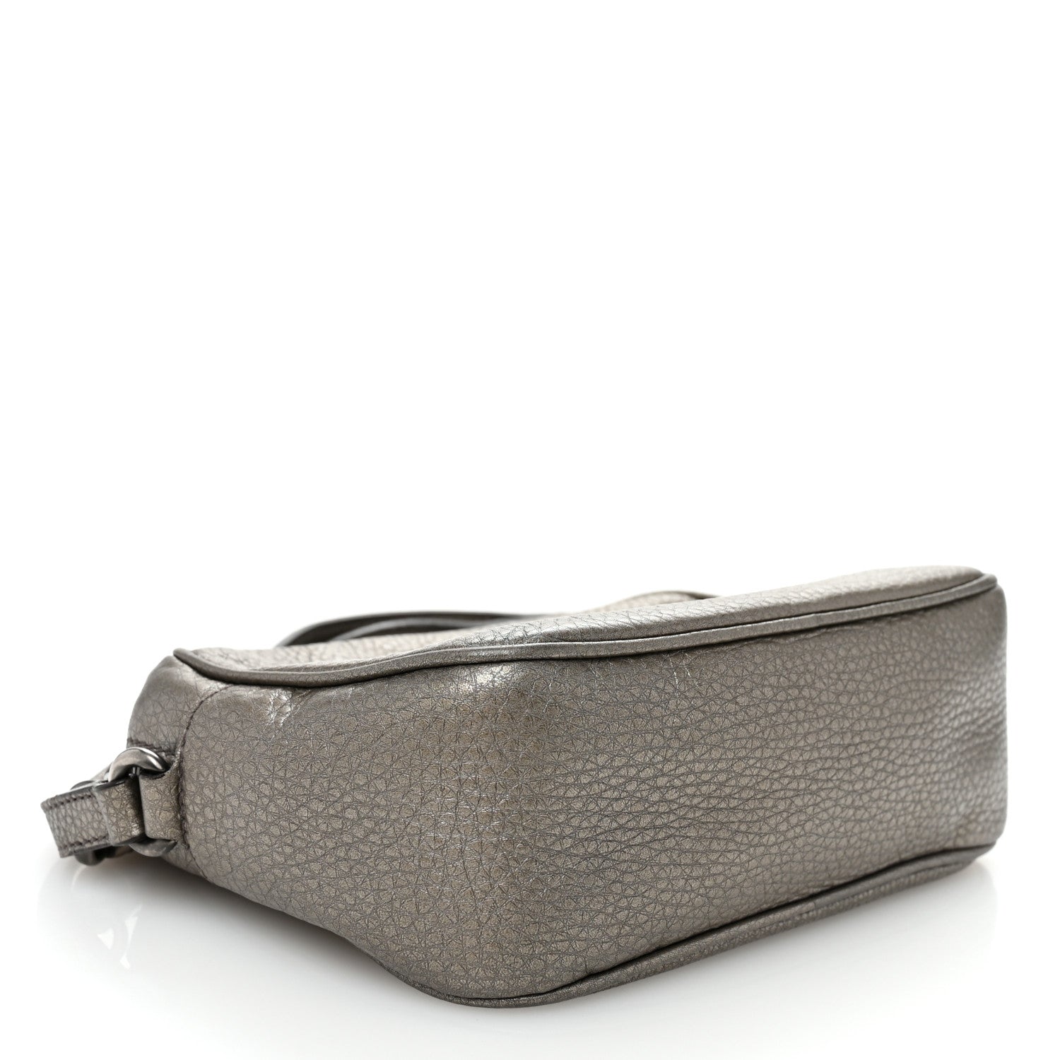 Metallic Cellarius Calfskin Small Soho Disco Bag Sasso