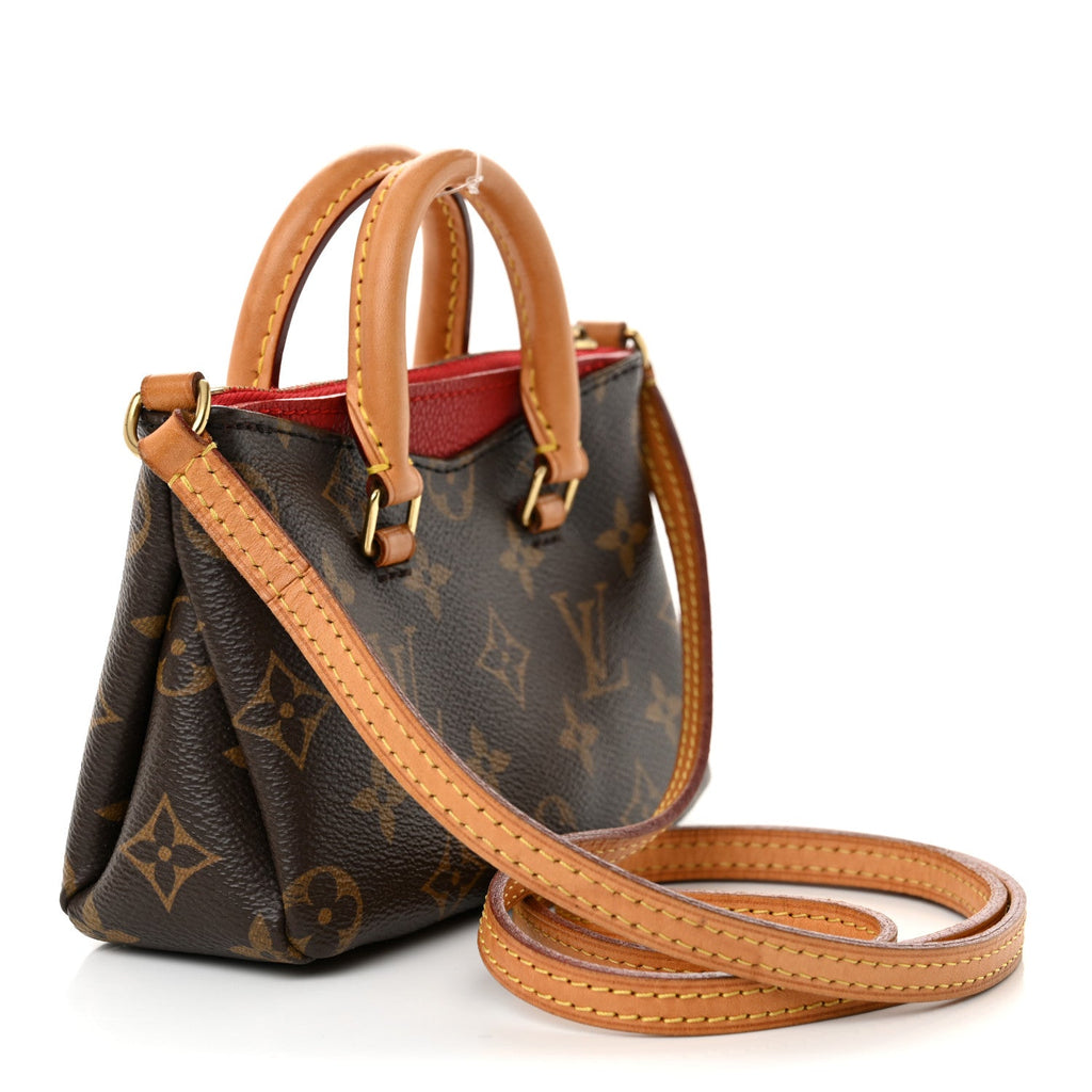 Monogram Nano Pallas Cherry