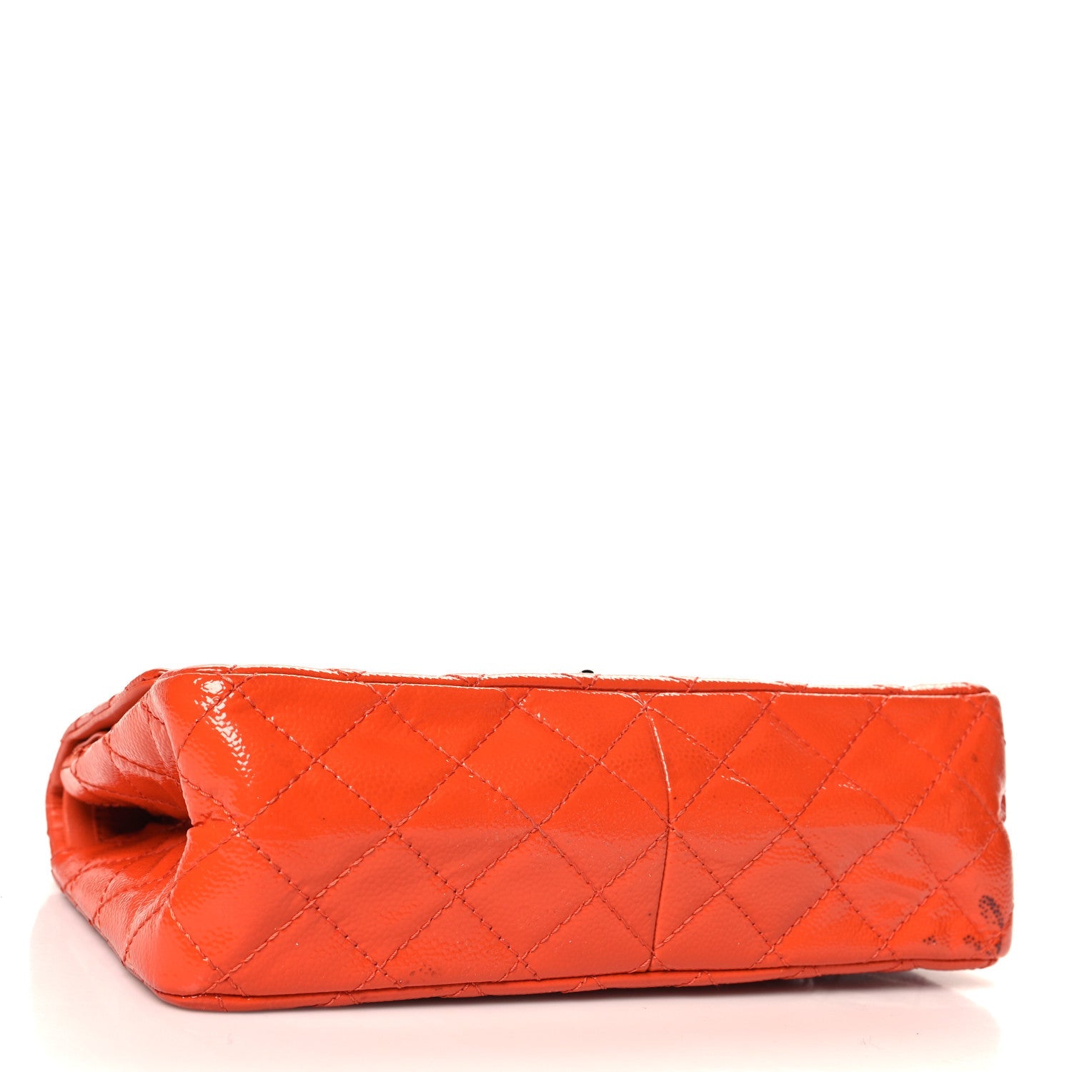 Patent Caviar Quilted 2.55 Reissue 226 Flap Orange