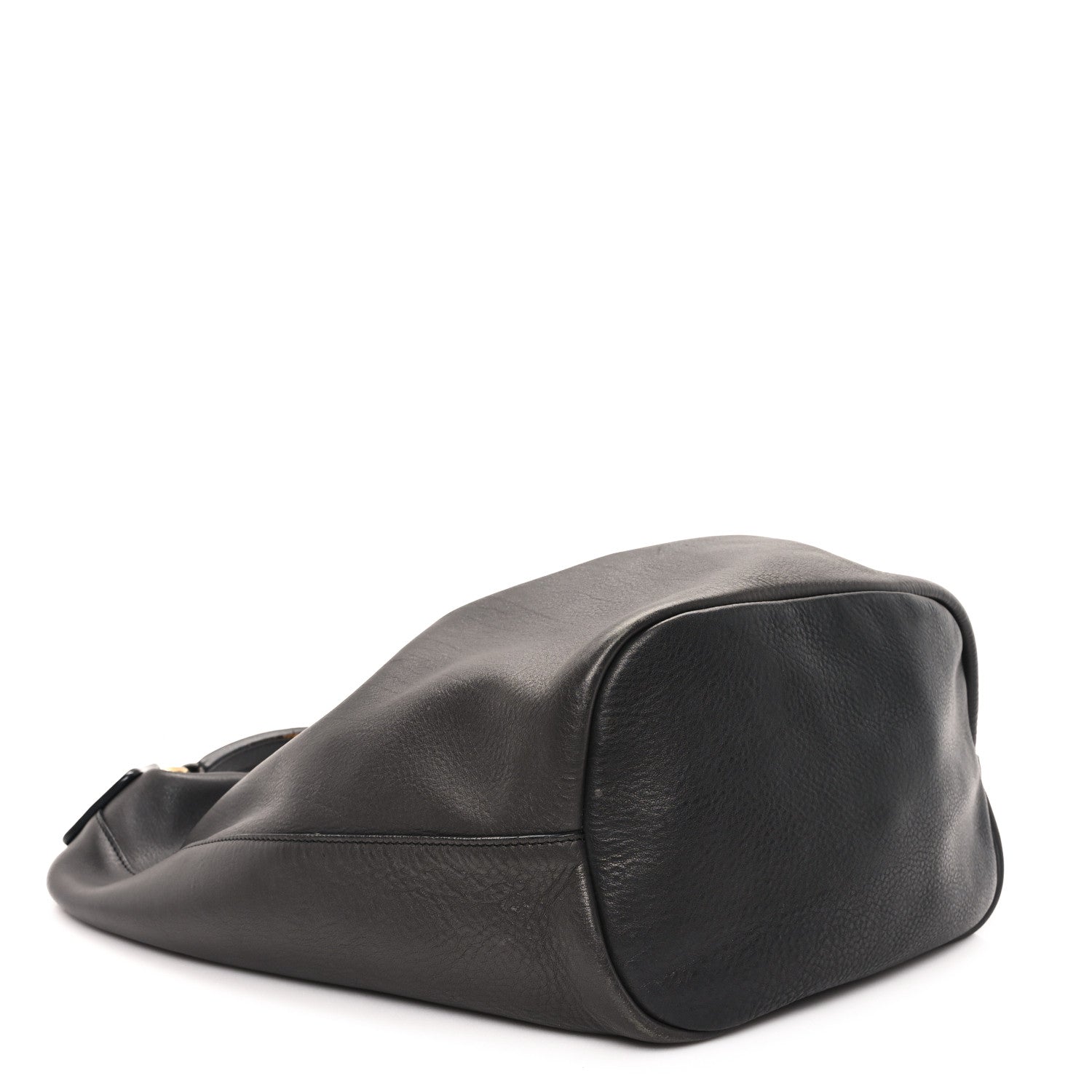 Calfskin Hobo Black