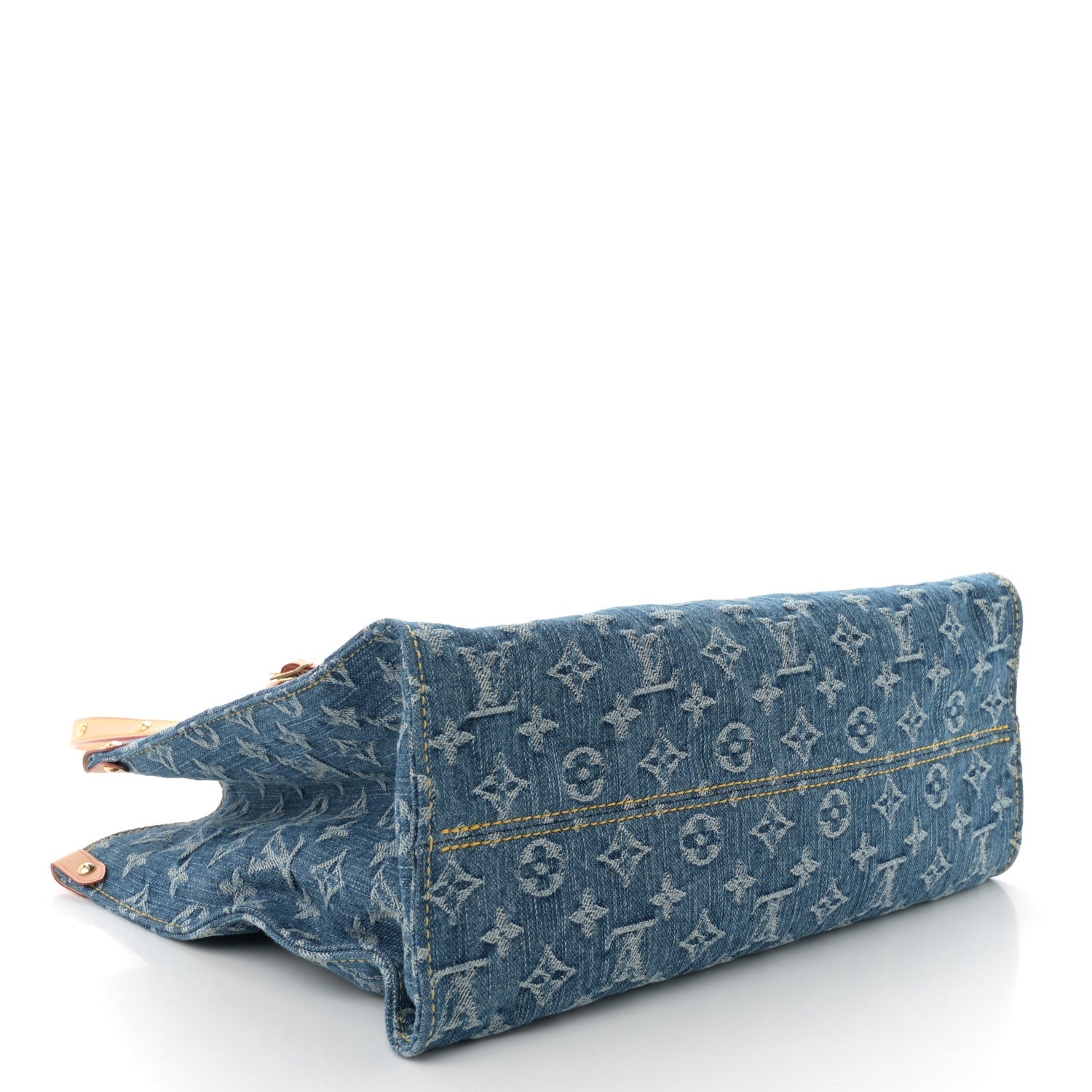 Monogram Denim Onthego MM Blue