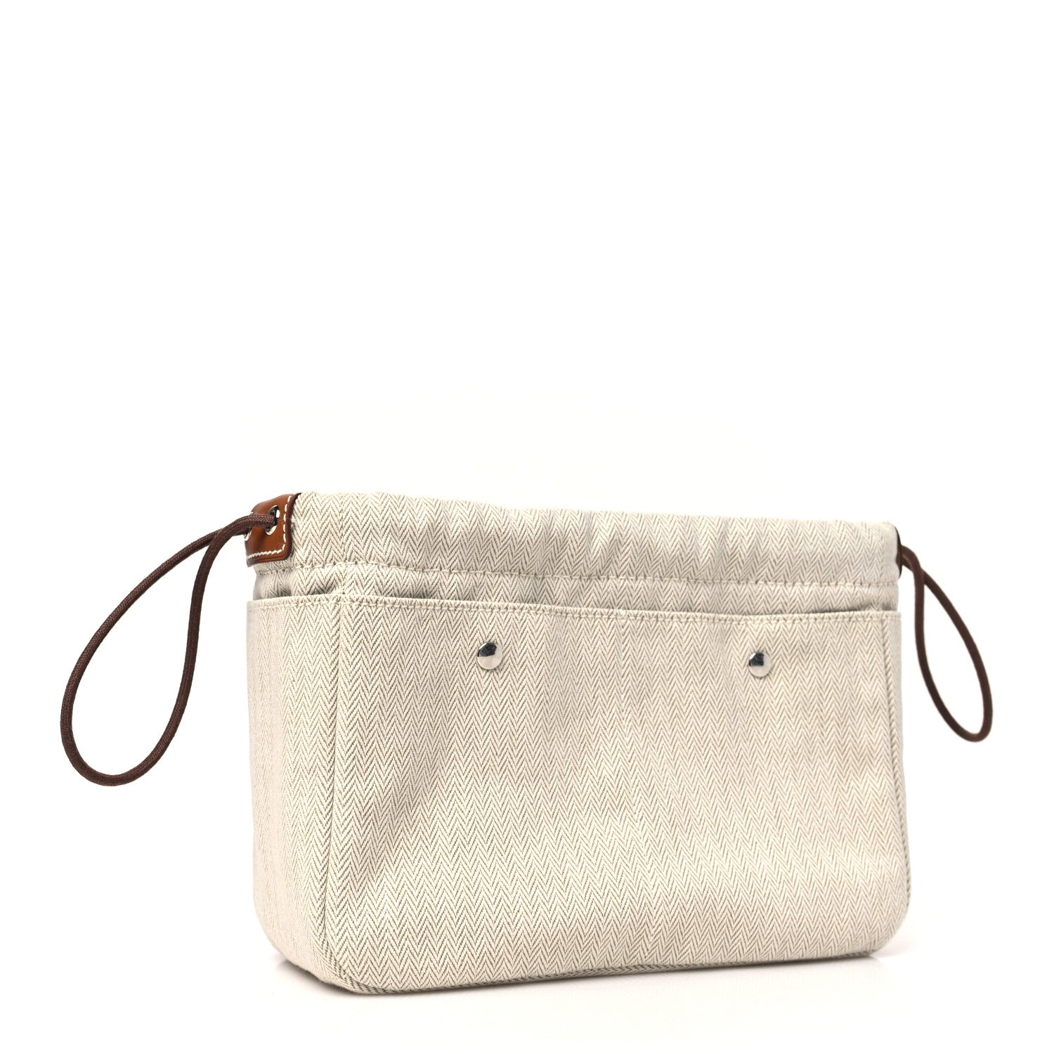 Canvas Barenia Fourbi 20 PM Bag Insert Natural Fauve