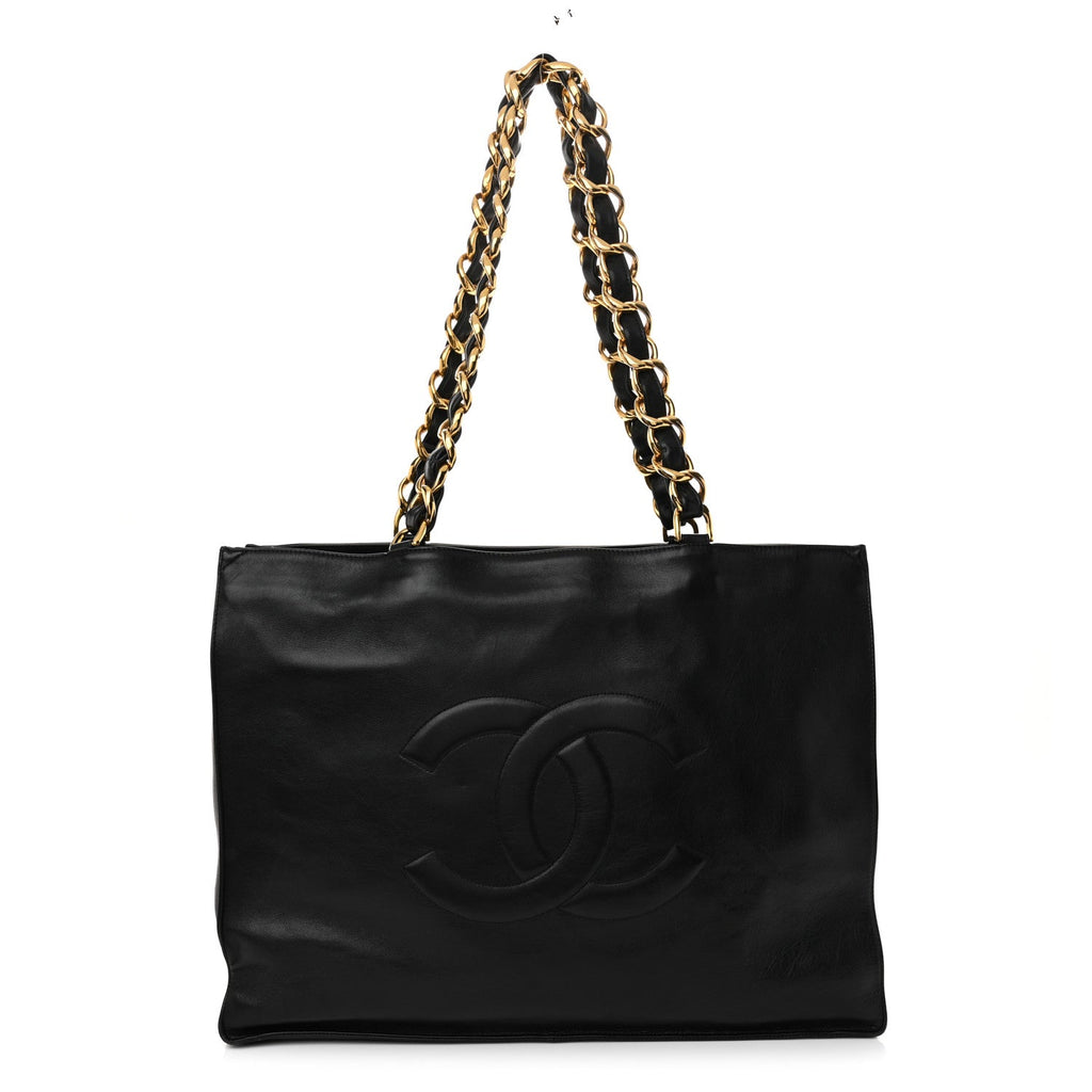 Lambskin CC Tote Black