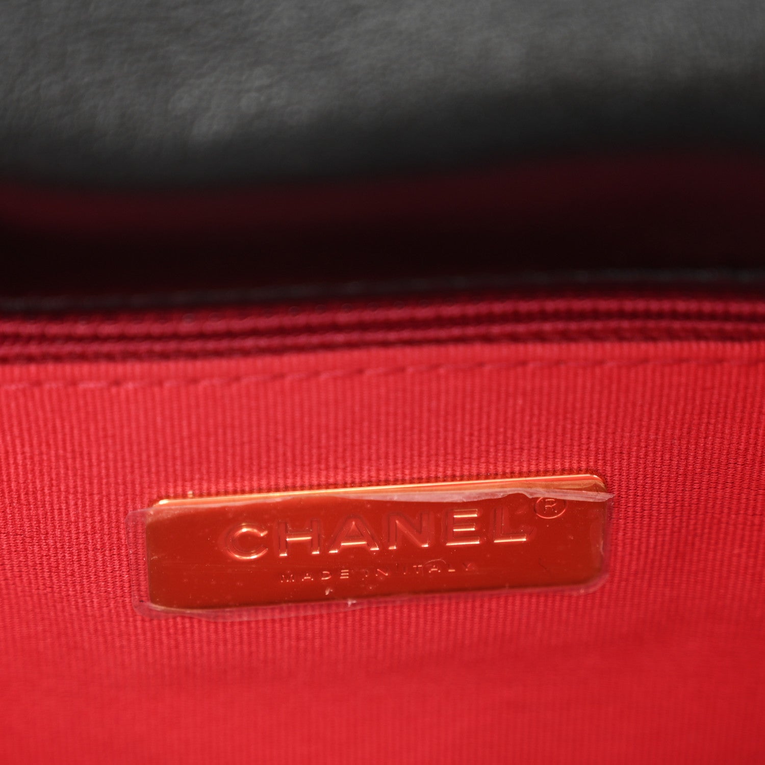 Lambskin Quilted Medium Chanel 19 Flap Black