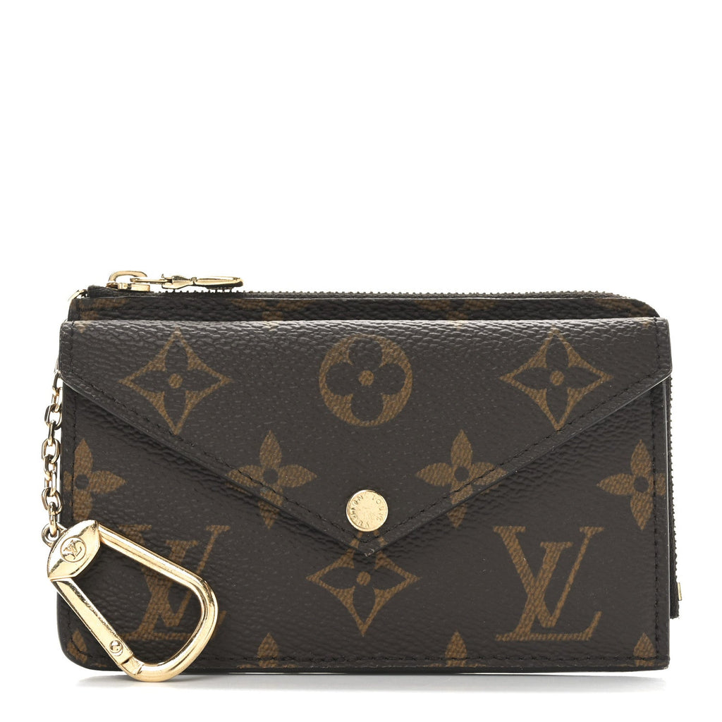 Monogram Recto Verso  Holder Black