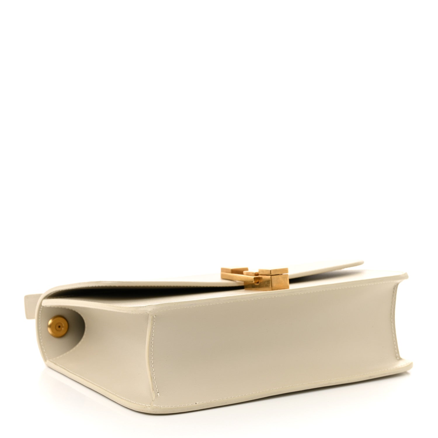 Smooth Calfskin Le Carre Satchel Dark Beige