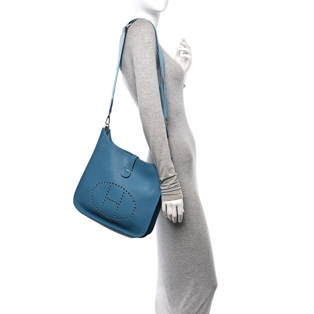 Taurillon Clemence Evelyne III GM Blue Jean