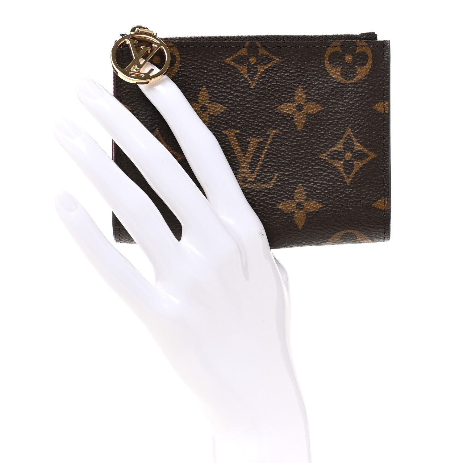 Monogram Lisa Wallet Rose Lollipop