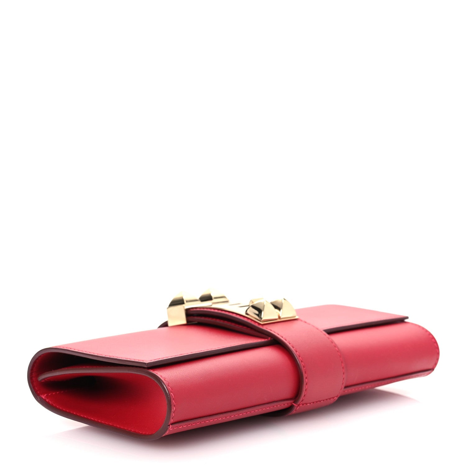 Tadelakt Medor 23 Clutch Rouge Vif