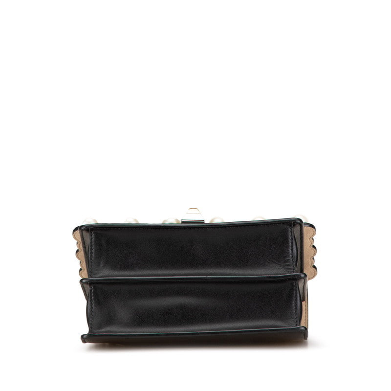 Fendi Kan I Mini Leather Shoulder Bag