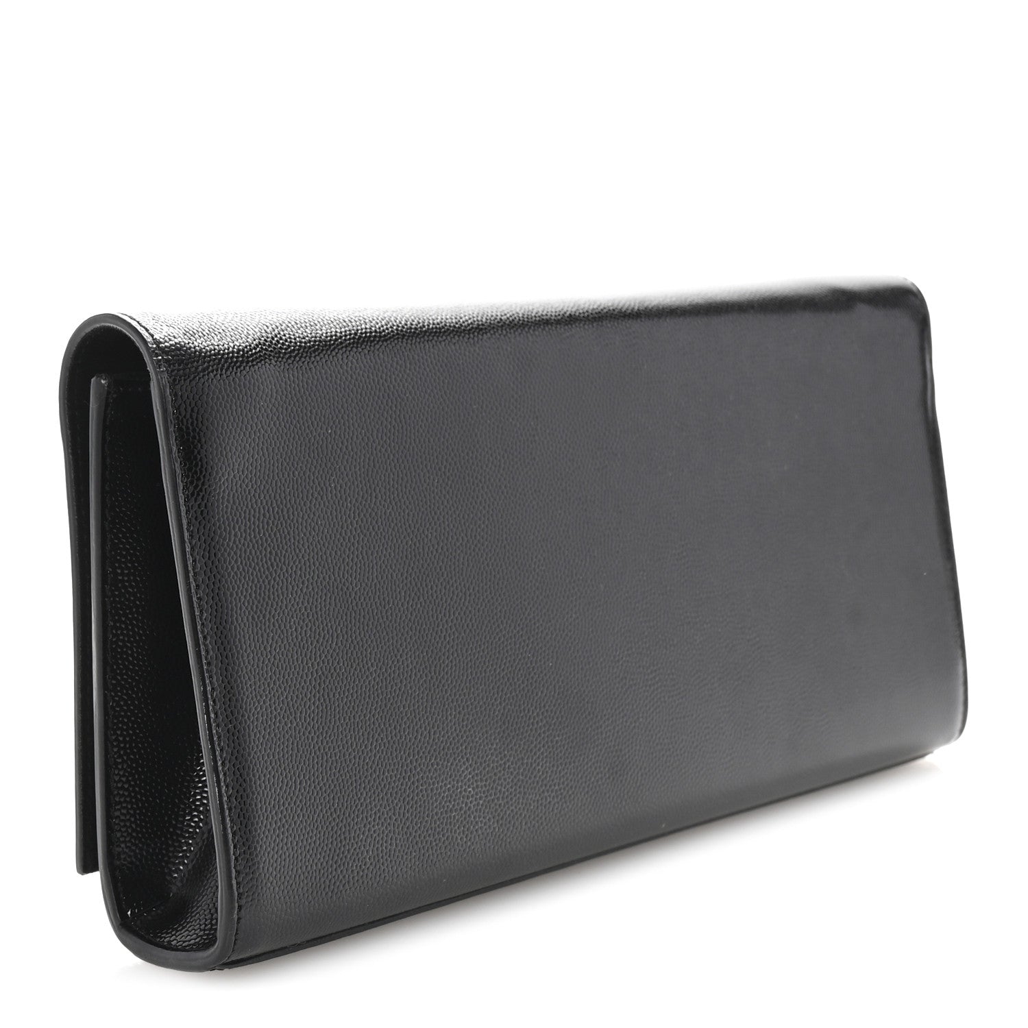 Patent Grain De Poudre Monogram Cassandre Clutch Black