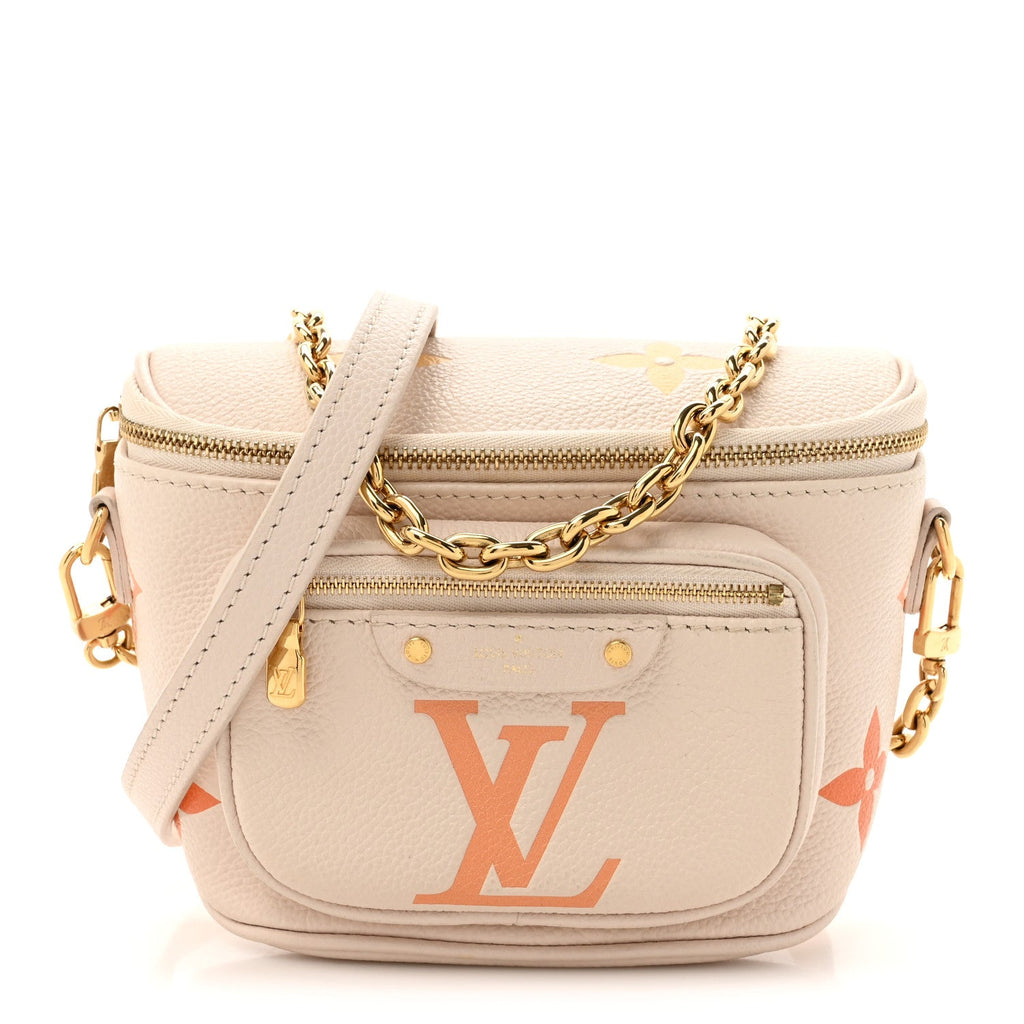 Empreinte Monogram Giant Mini By The Pool Bumbag Cream Saffron