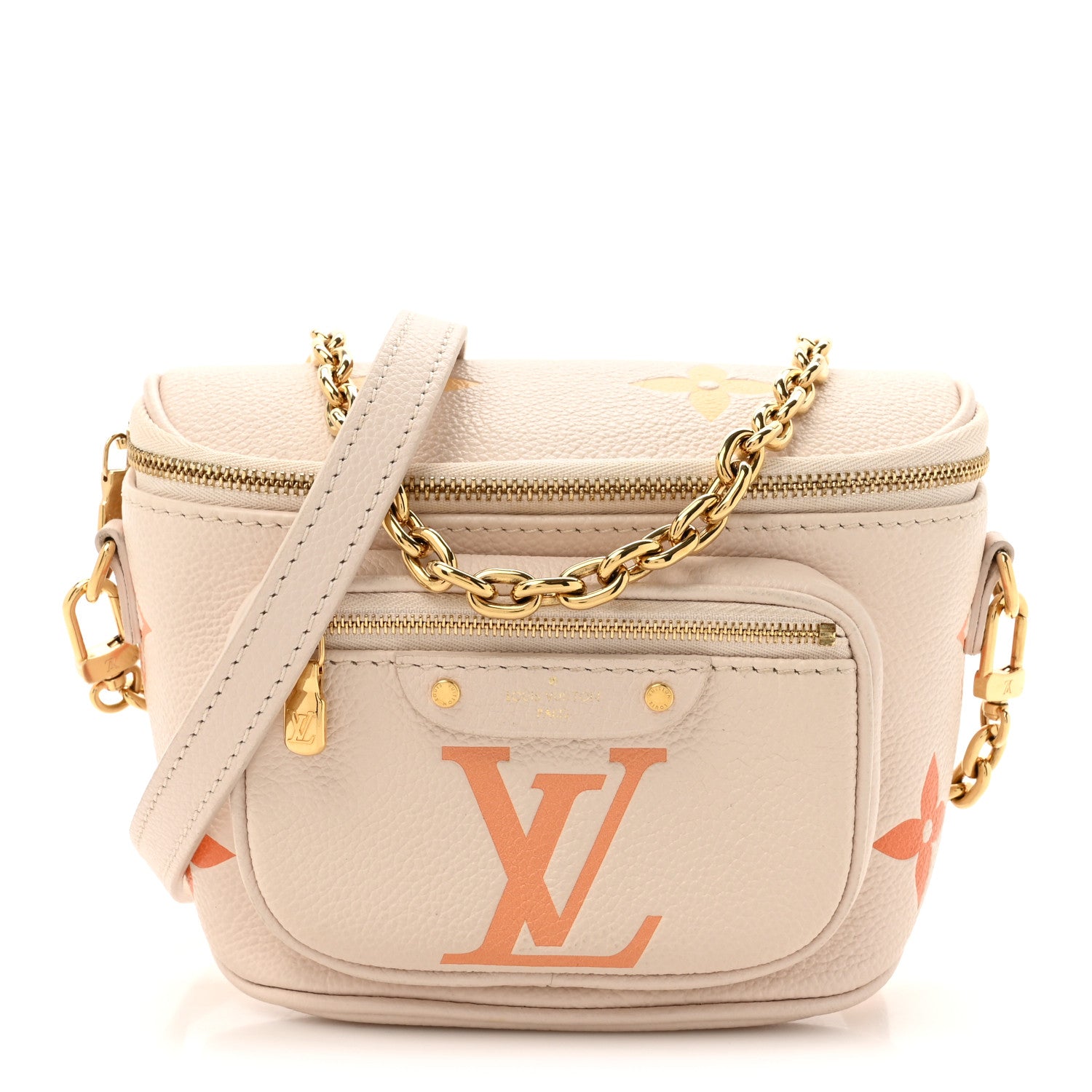 Empreinte Monogram Giant Mini By The Pool Bumbag Cream Saffron