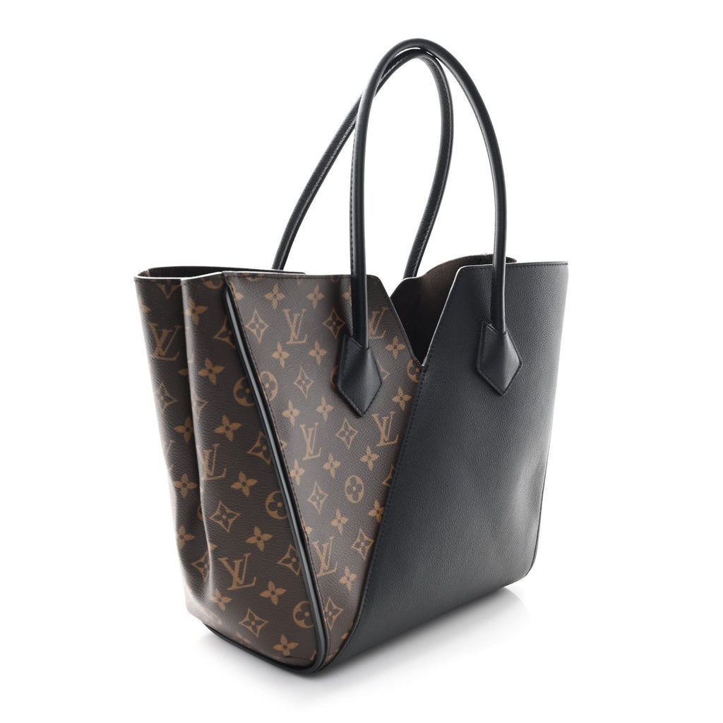 Calfskin Monogram Kimono Tote Black