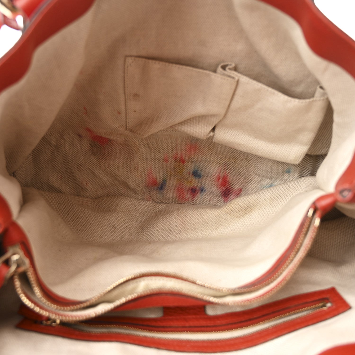 Cellarius Calfskin Medium Soho Working Tote Sun Orange