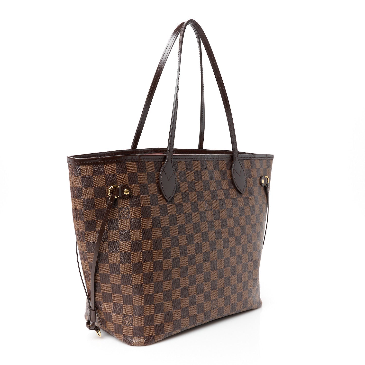 Damier Ebene Neo Neverfull MM Rose Ballerine