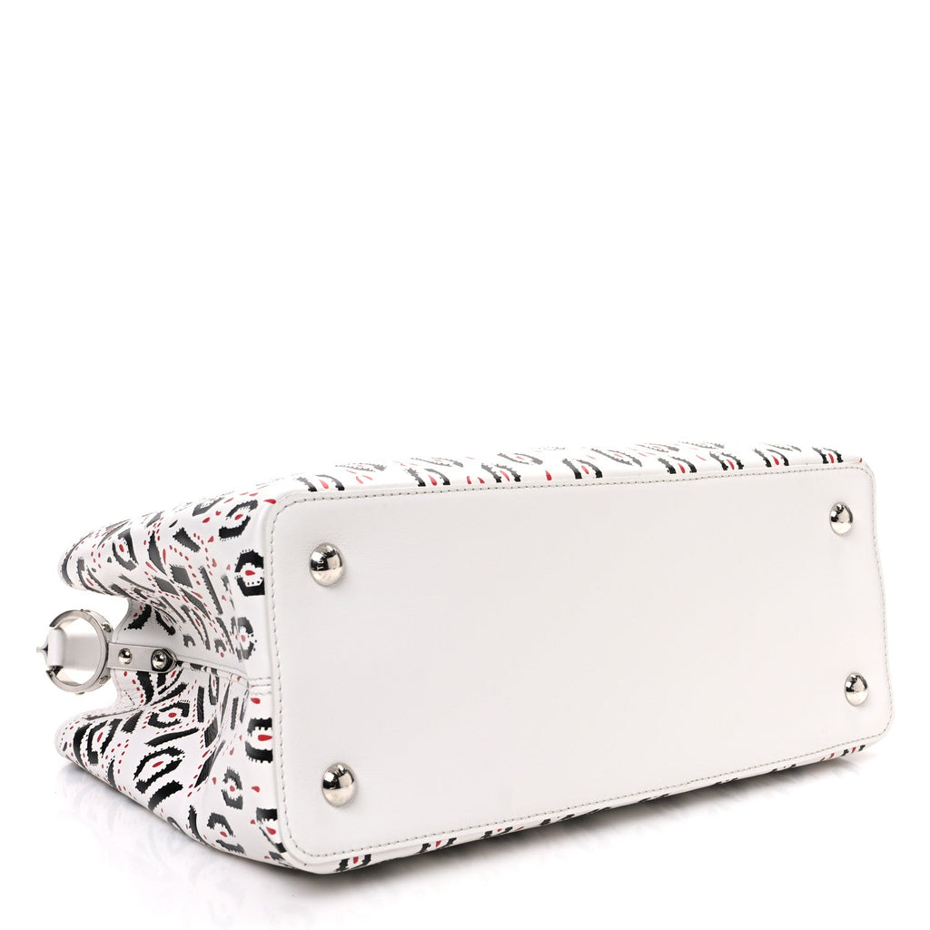 Calfskin Graphic Print Capucines MM