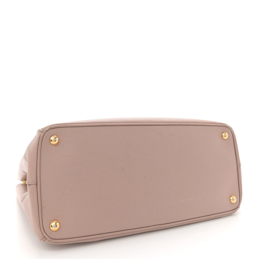 Saffiano Large Galleria Double Zip Tote Cipria