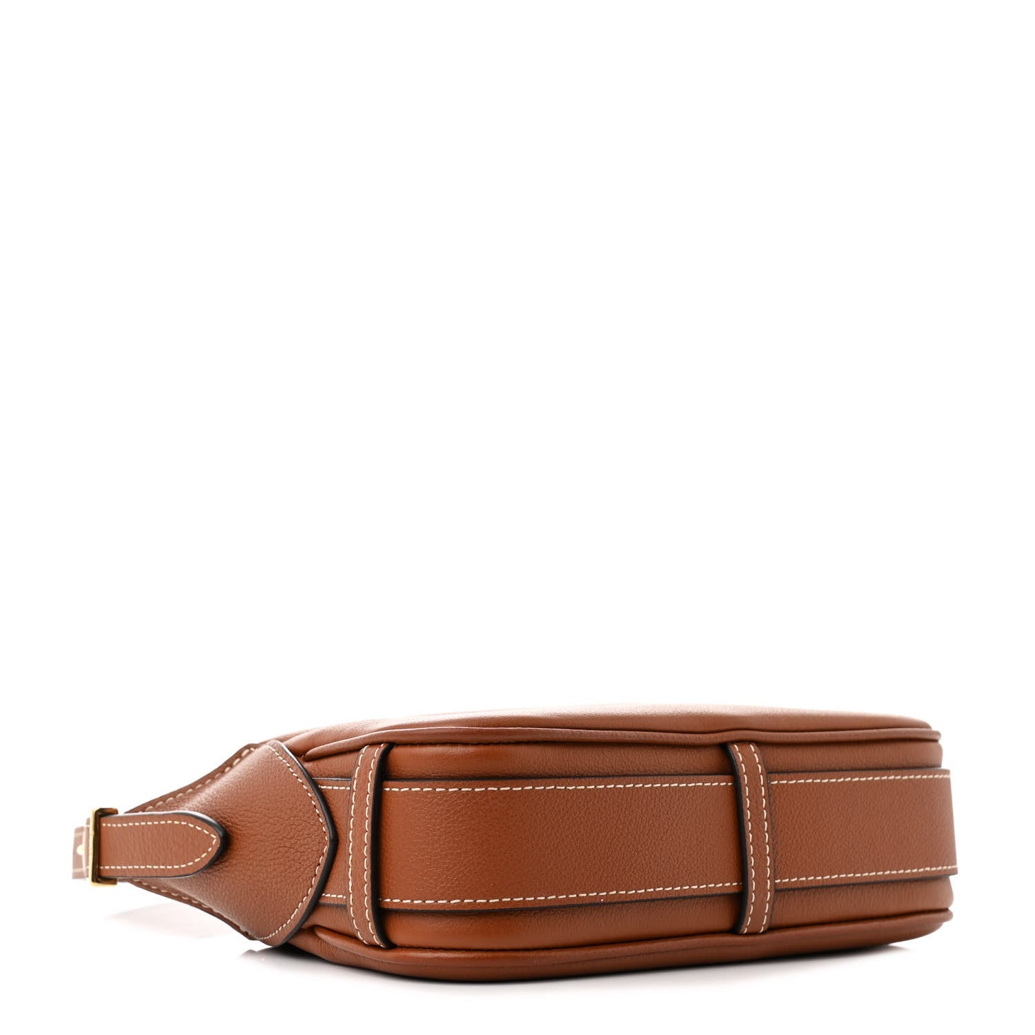 Supple Calfskin Mini Romy Shoulder Bag Tan