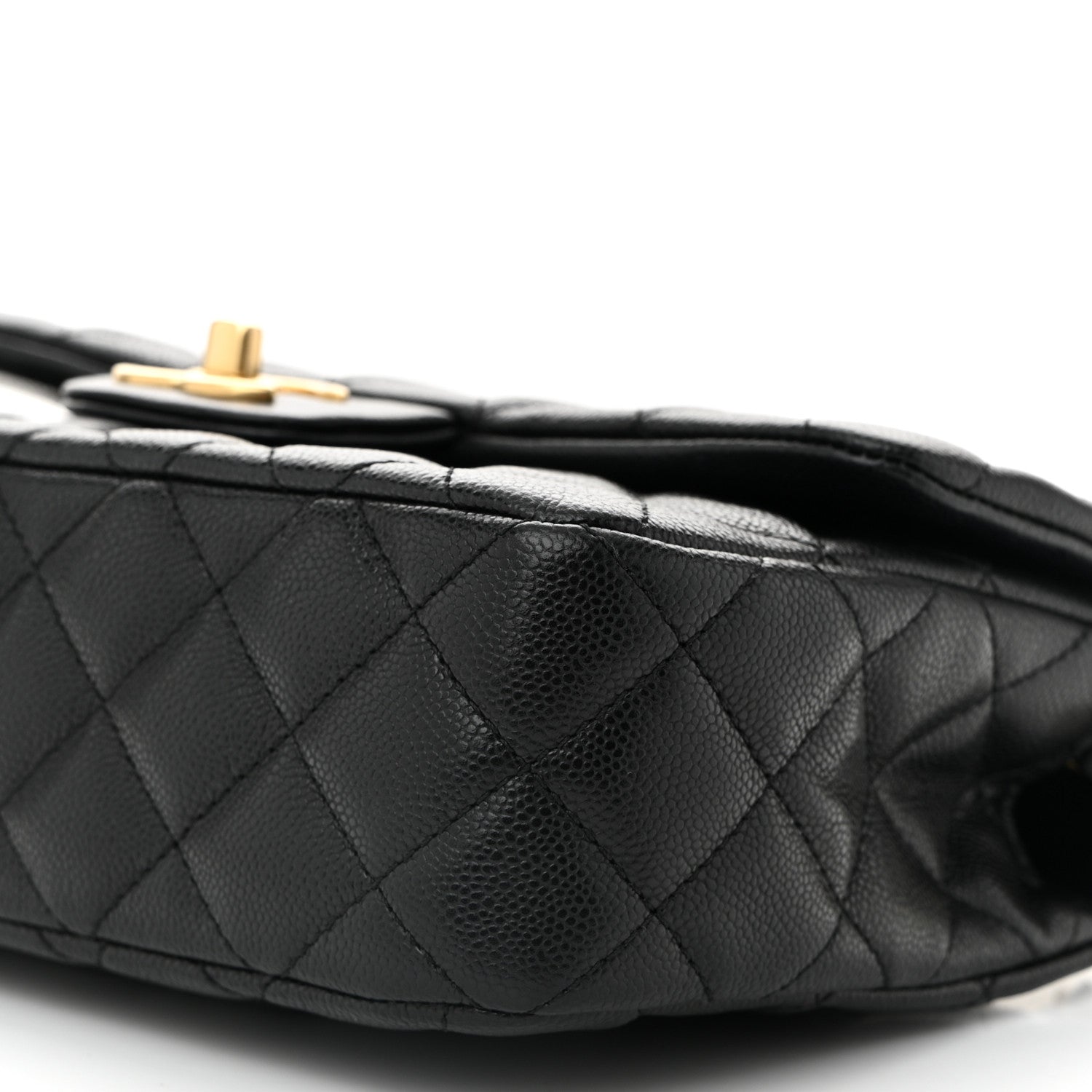 Caviar Quilted Small Handy CC Flap Black