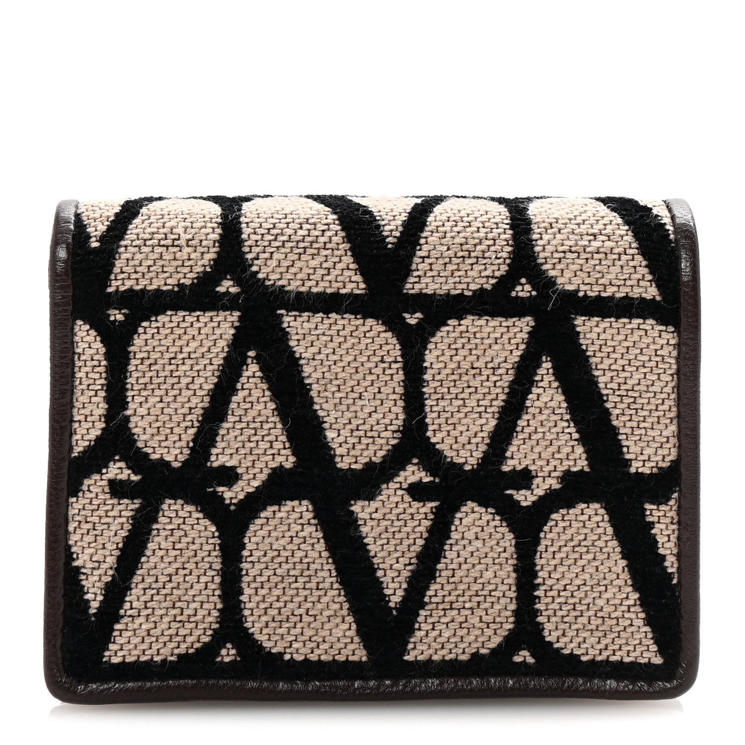 Toile Iconographe Small Wallet Naturale Black Fondant