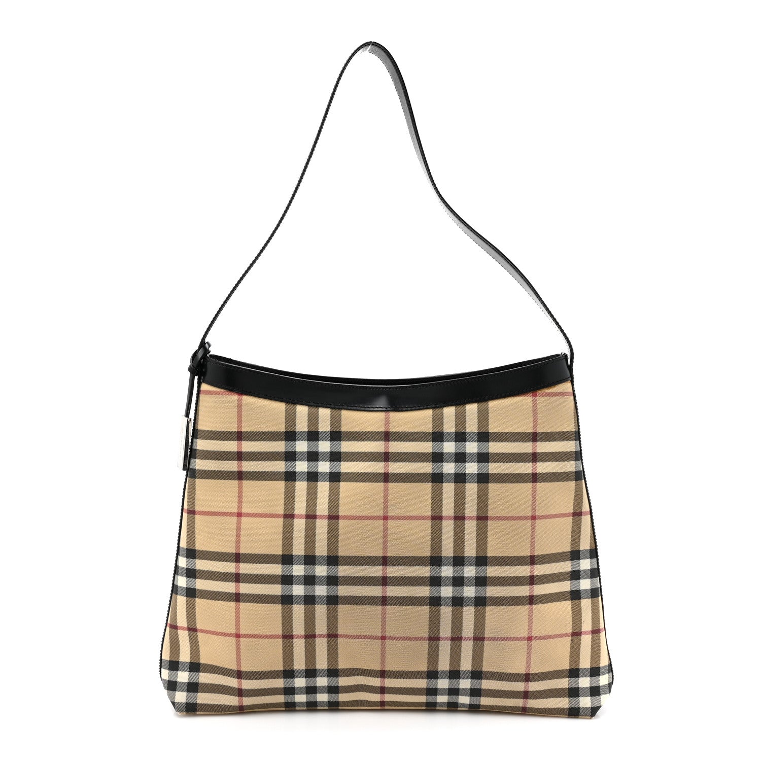 Vintage Check Shoulder Bag Black