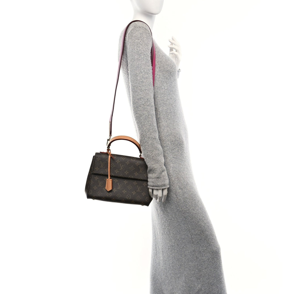 Monogram Cluny BB Bordeaux Fuchsia